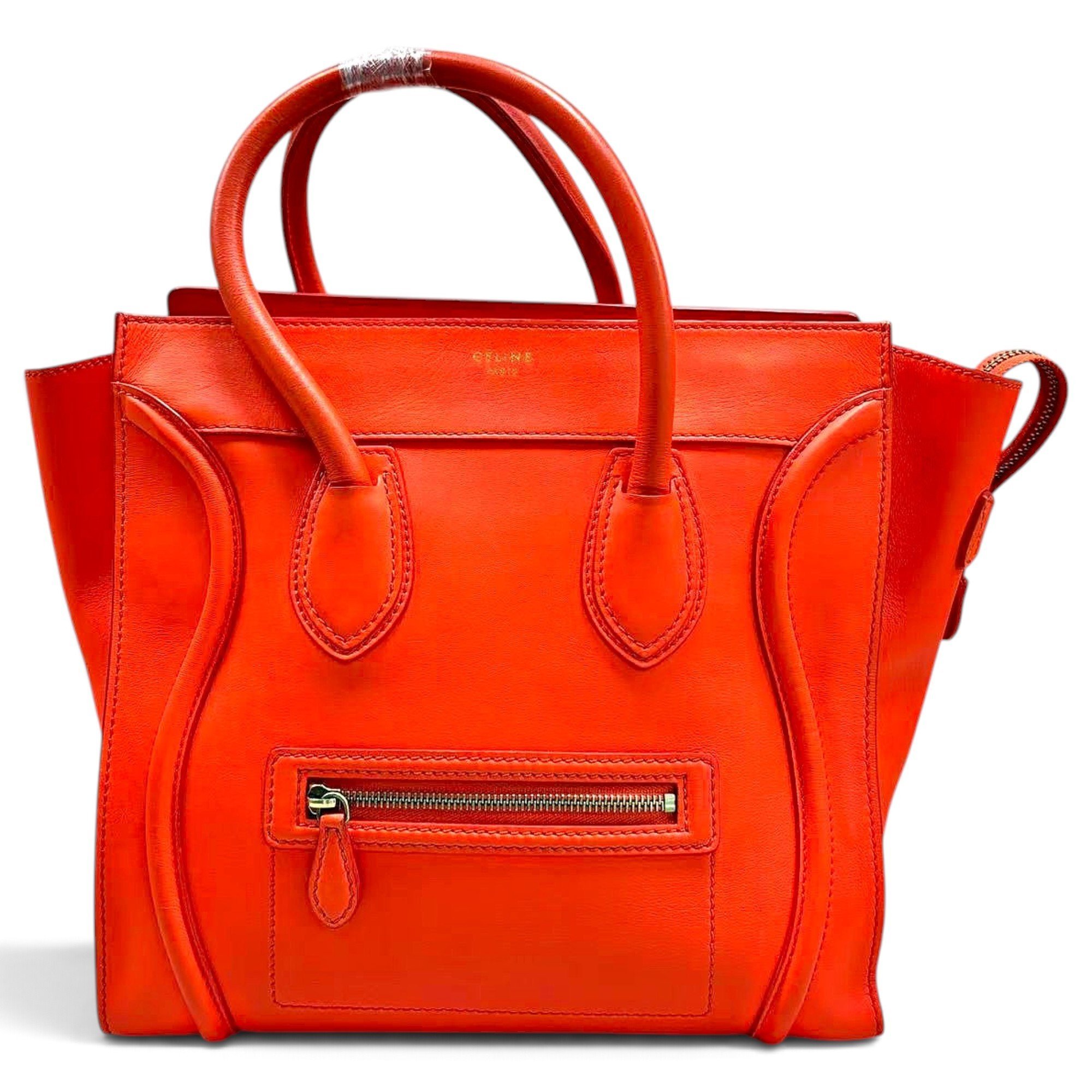 Luggage leather handbag