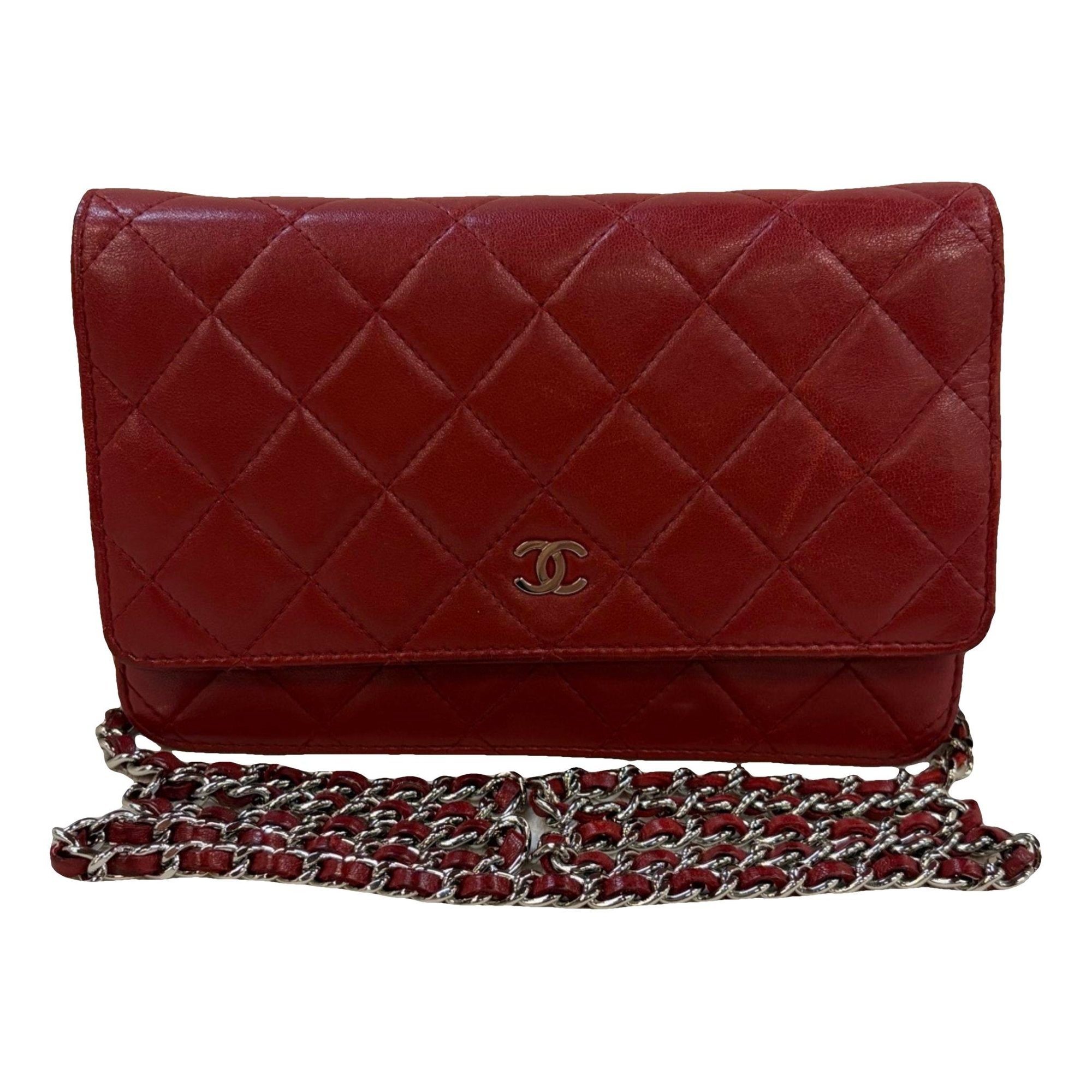 Wallet On Chain Timeless/Classique leather crossbody bag