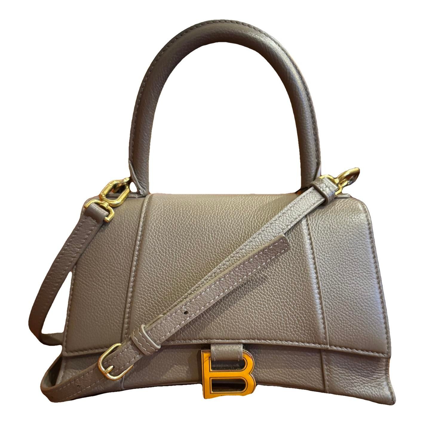 Balenciaga Hourglass leather handbag