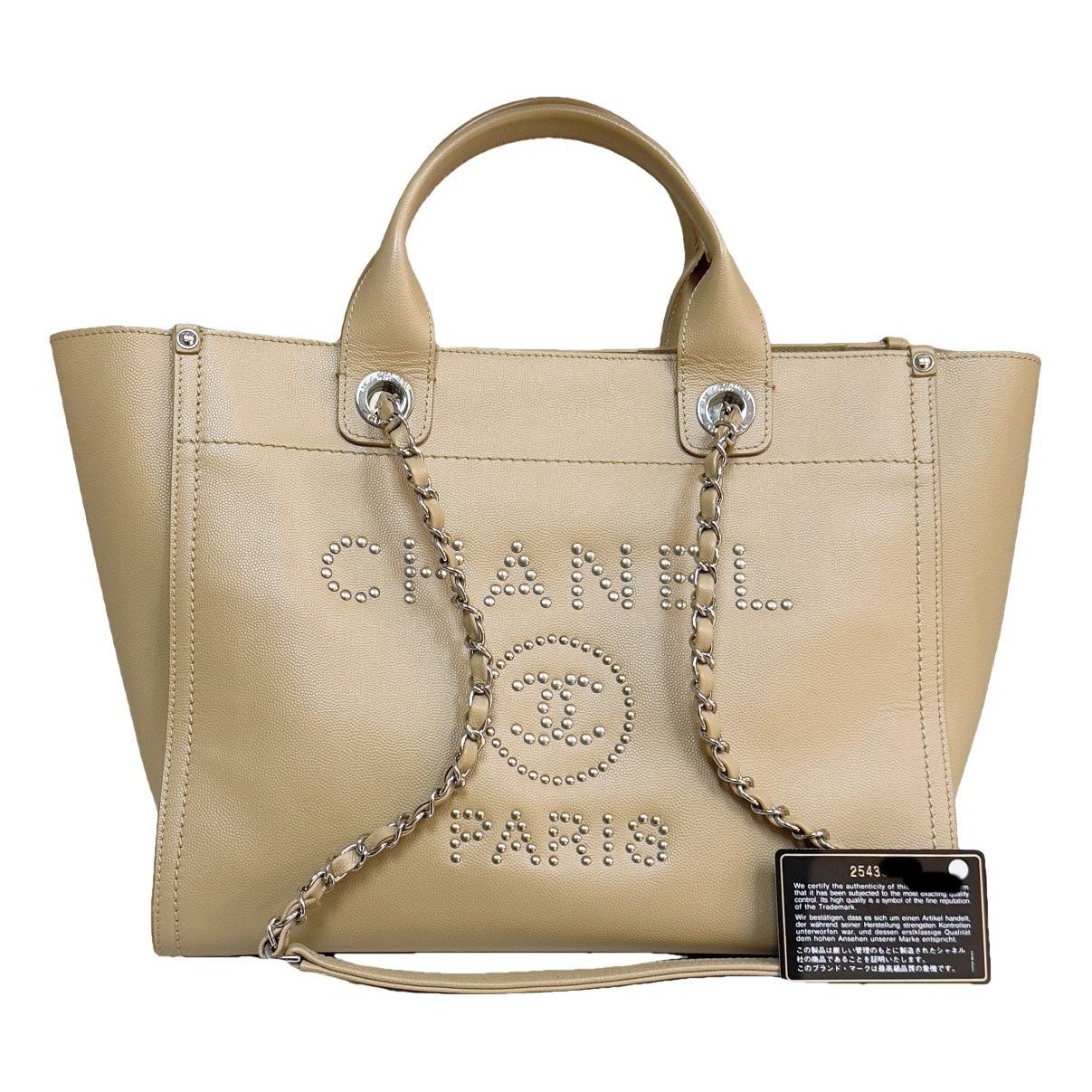 Deauville leather tote