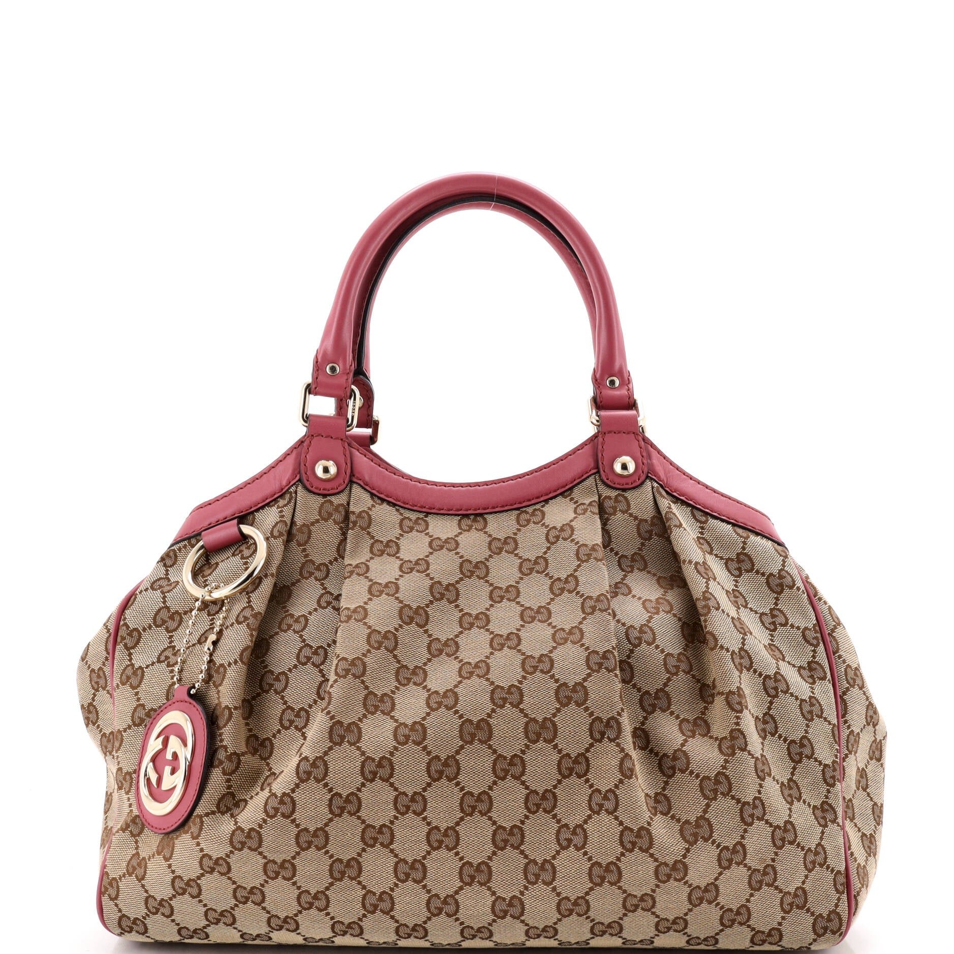 Sukey Tote GG Canvas with Leather Medium