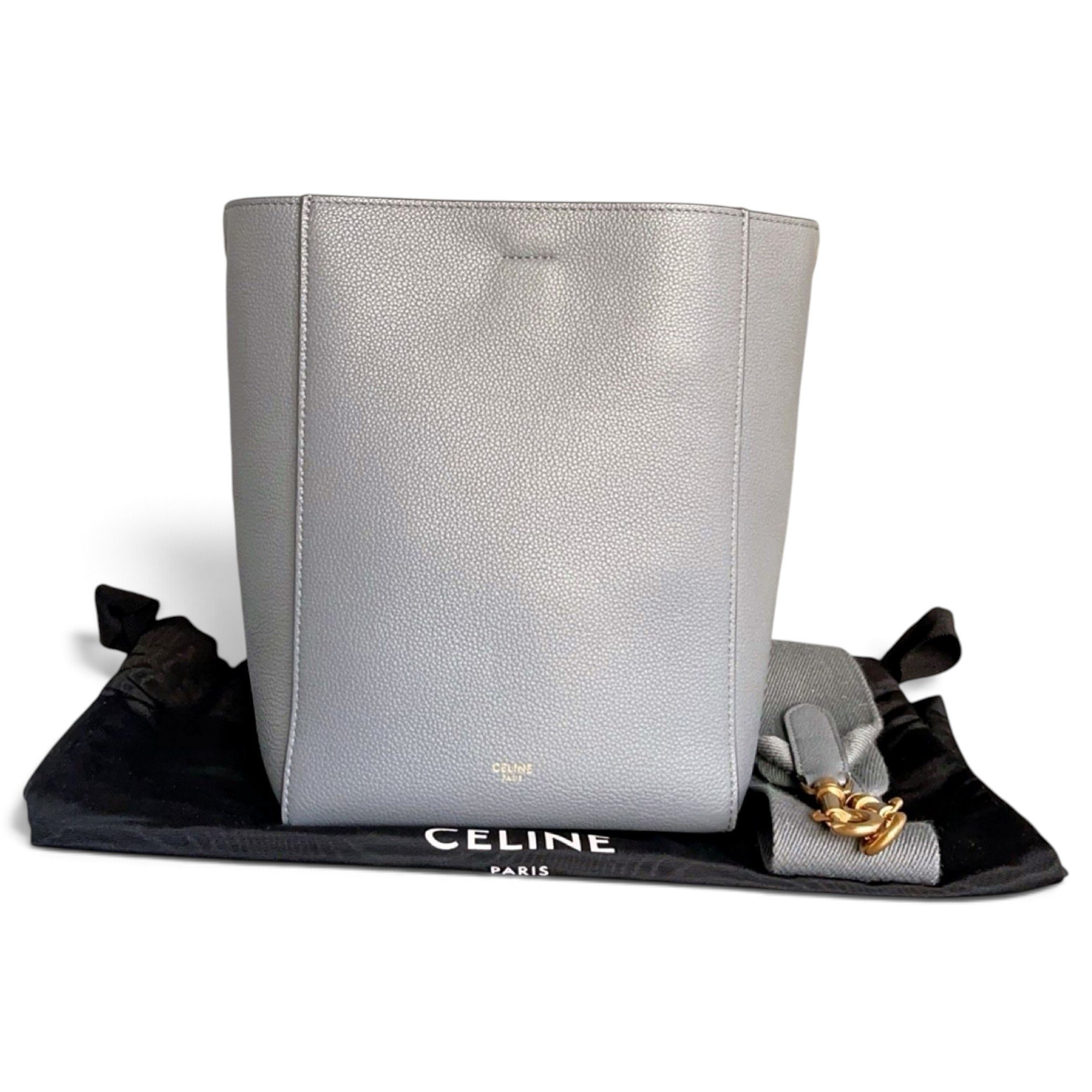 Seau Sangle leather handbag