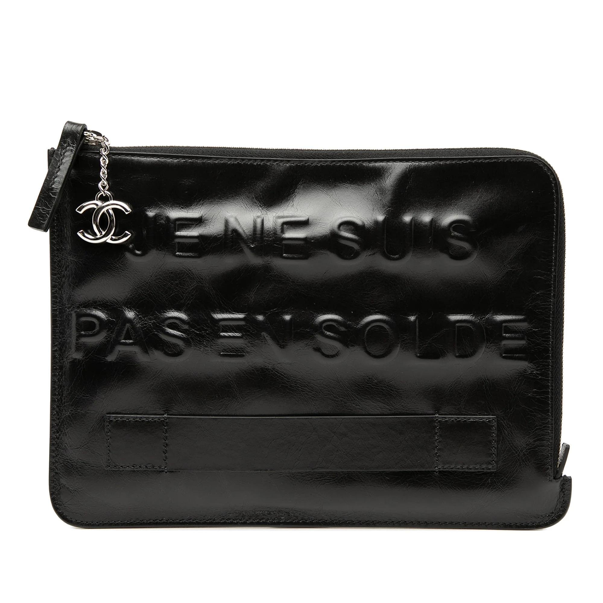 Pony-style calfskin clutch bag