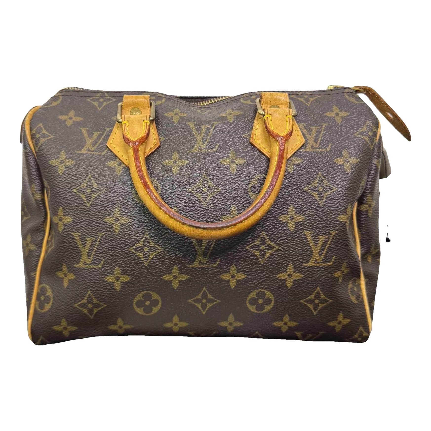 Speedy leather handbag