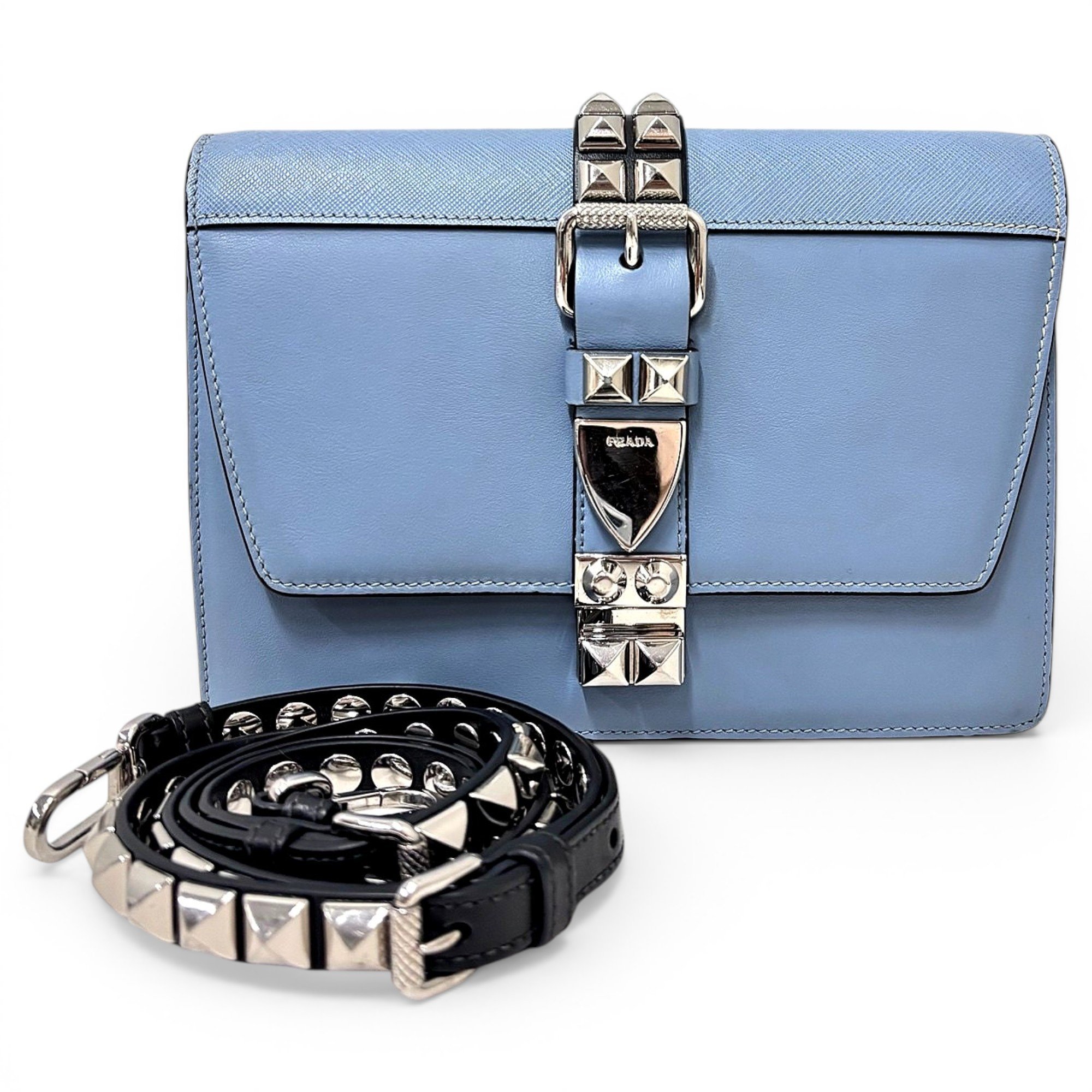 Cahier leather handbag