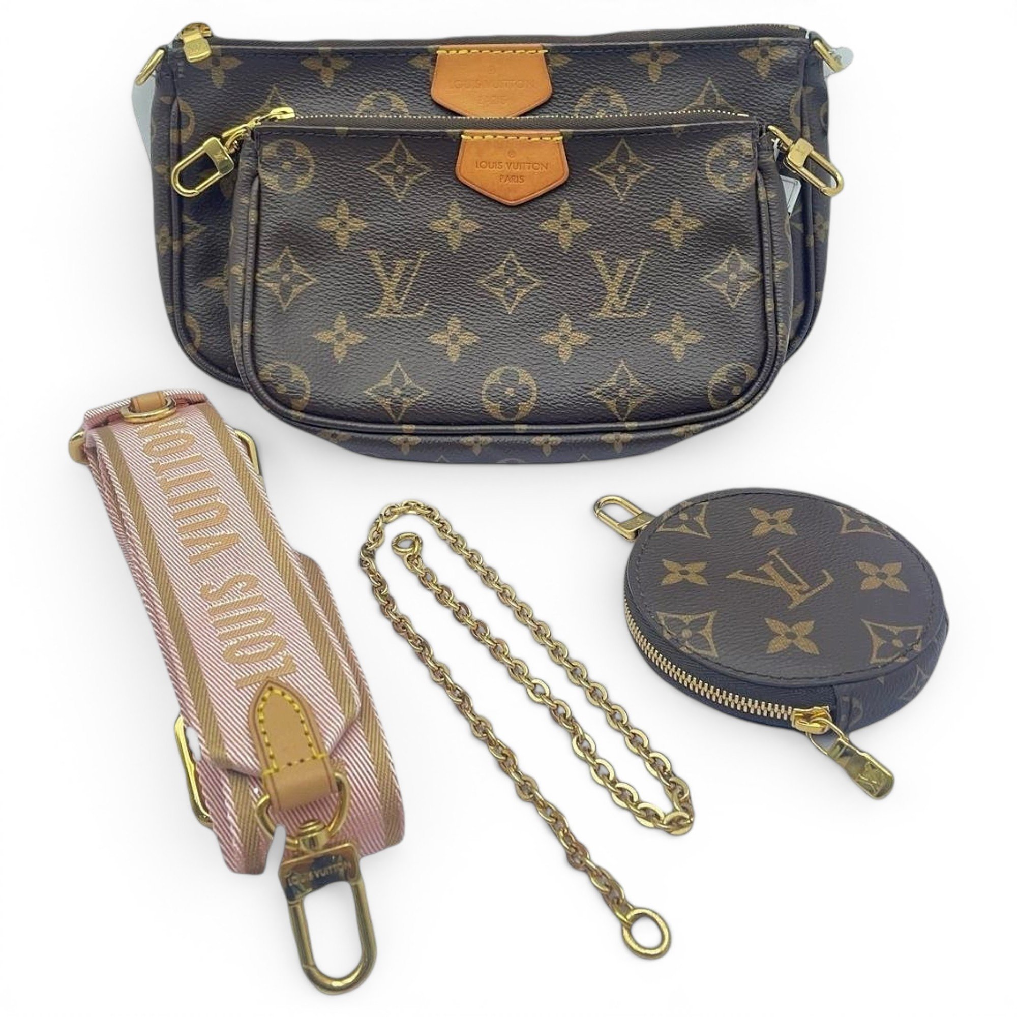 Multi Pochette Accessoires leather handbag