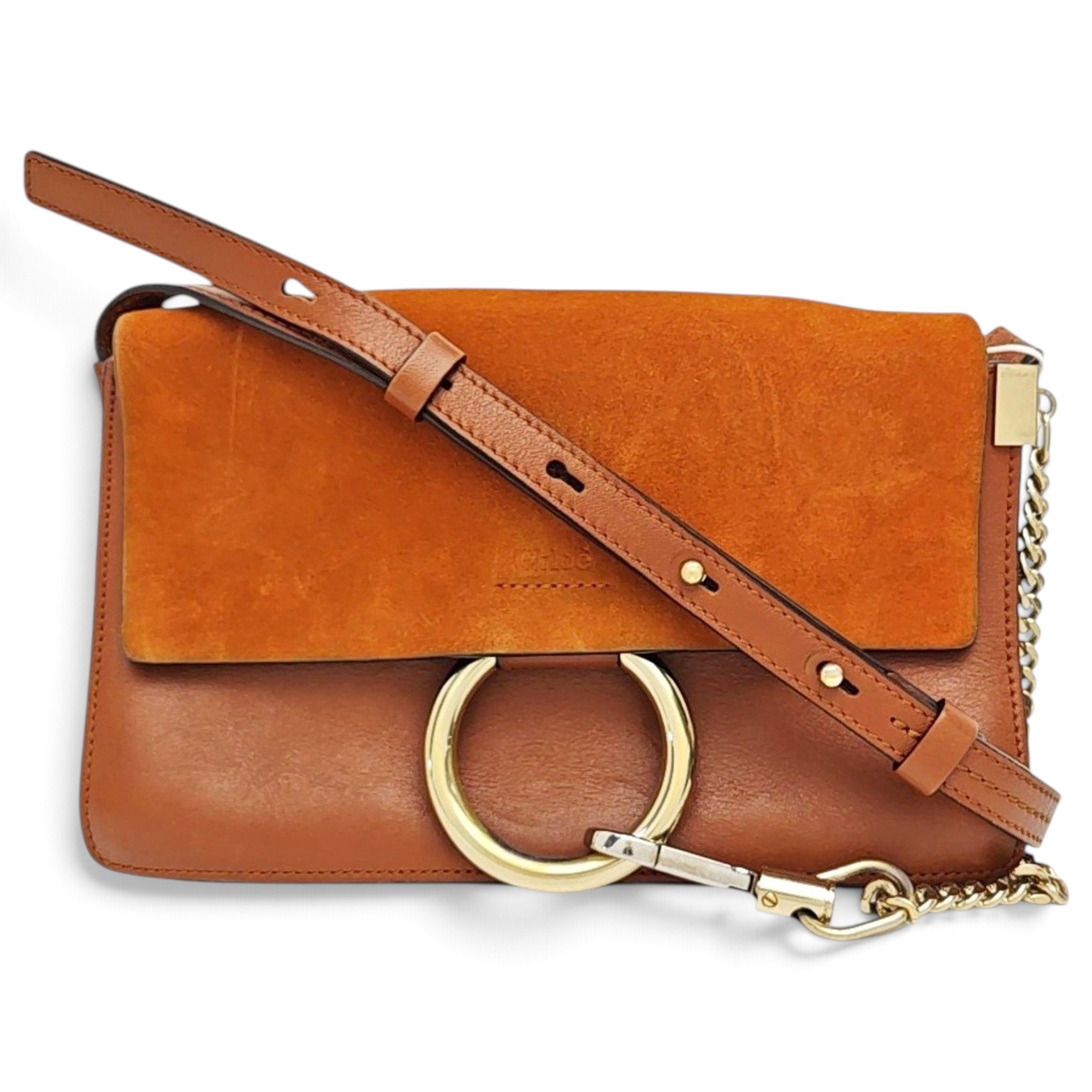 Faye leather handbag