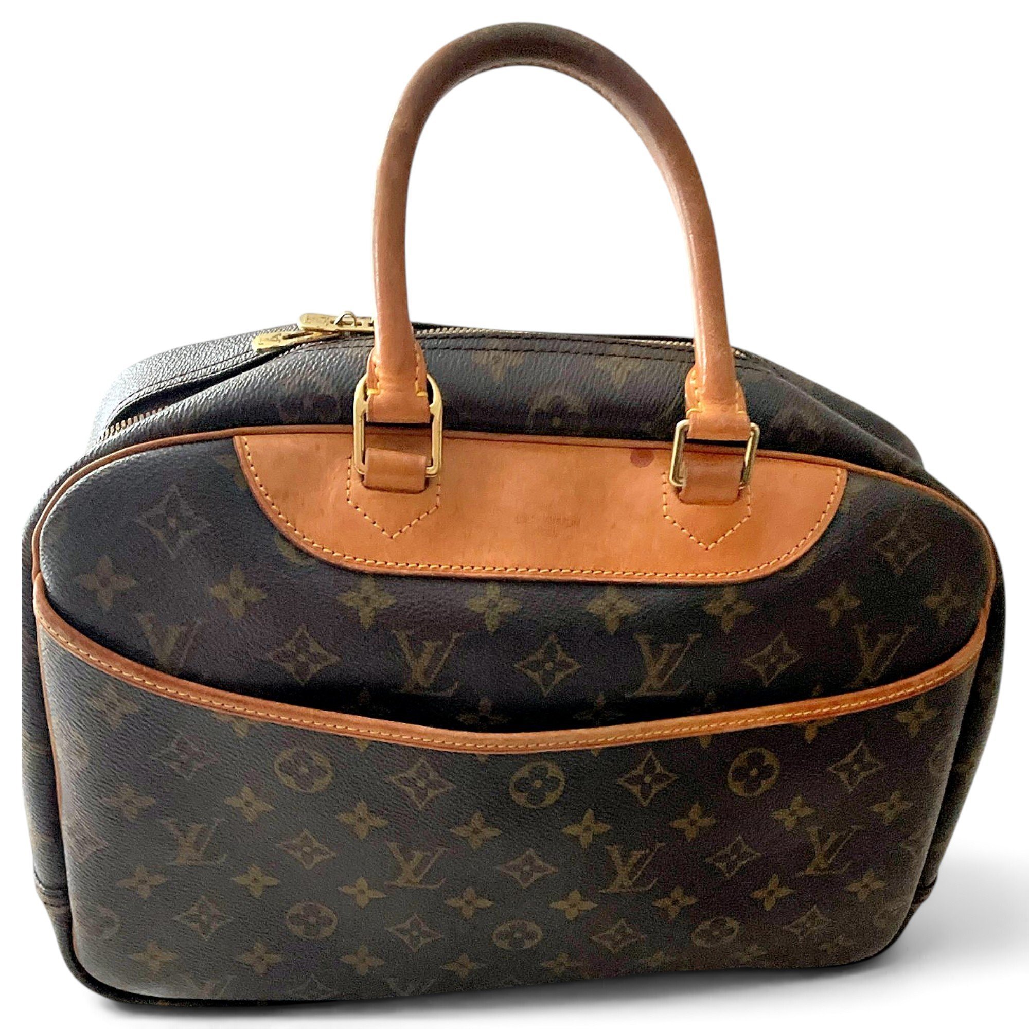 Deauville leather handbag