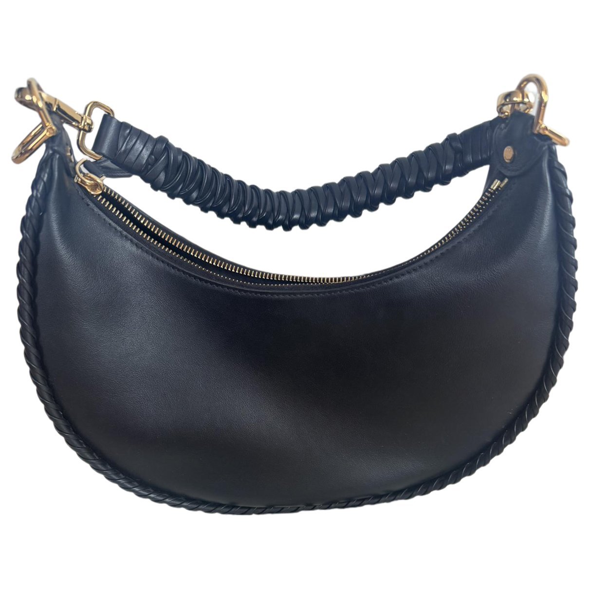 Fendigraphy leather handbag