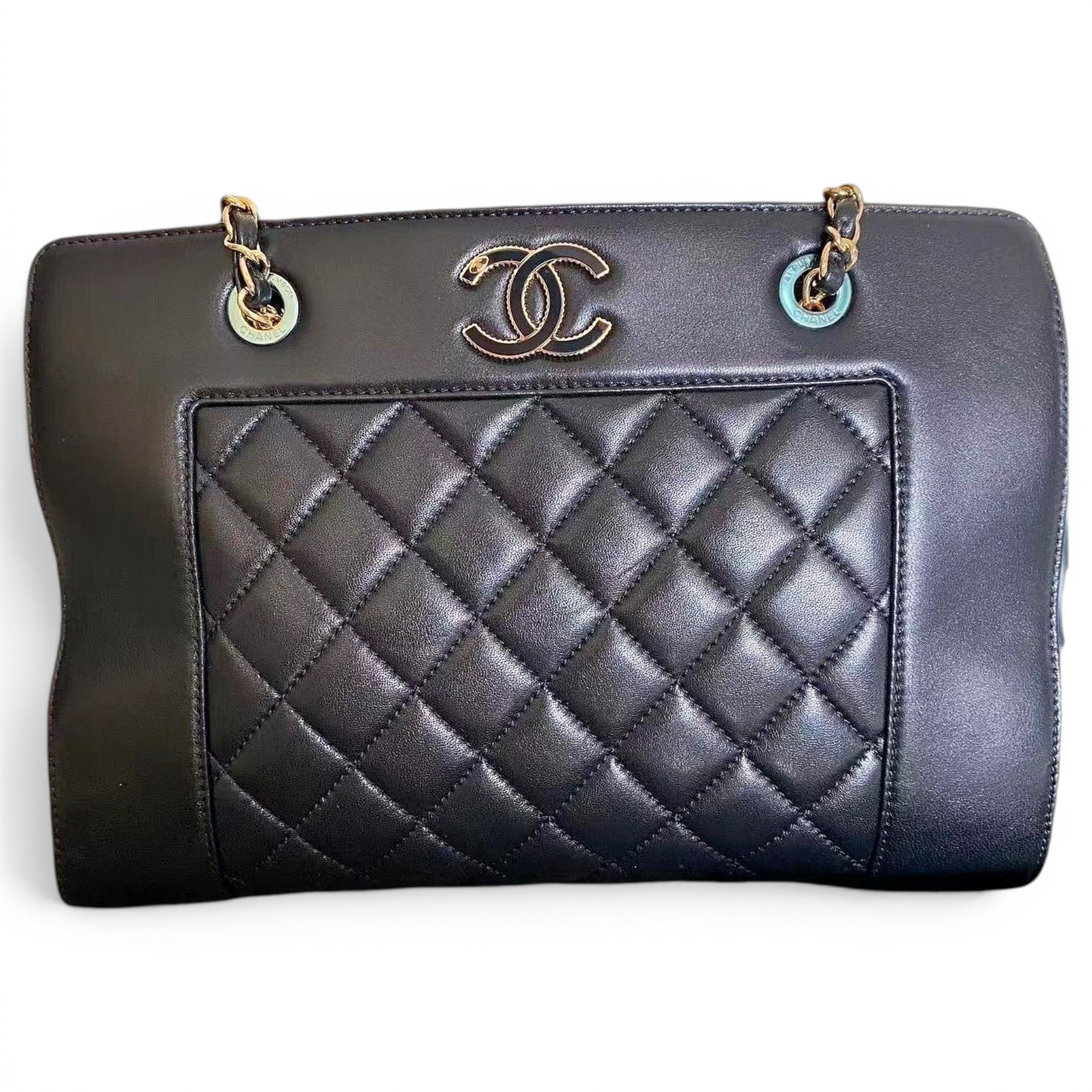 Petite Shopping Tote leather handbag