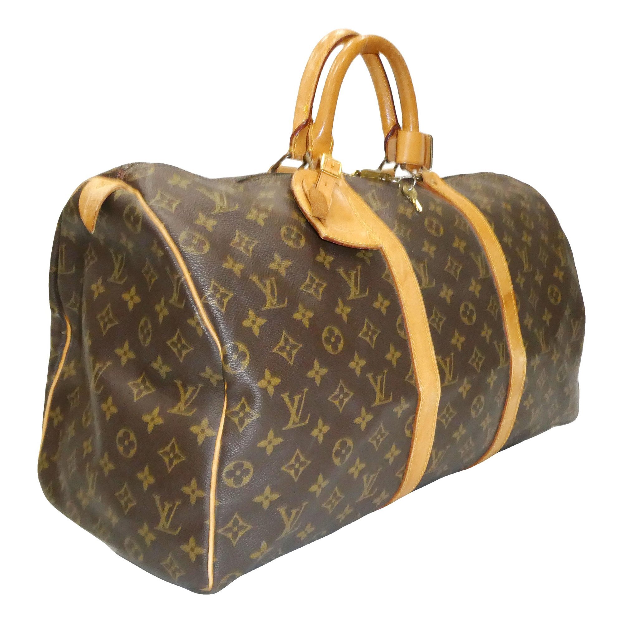 Keepall leather 48h bag