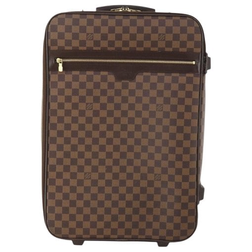 Leather travel bag