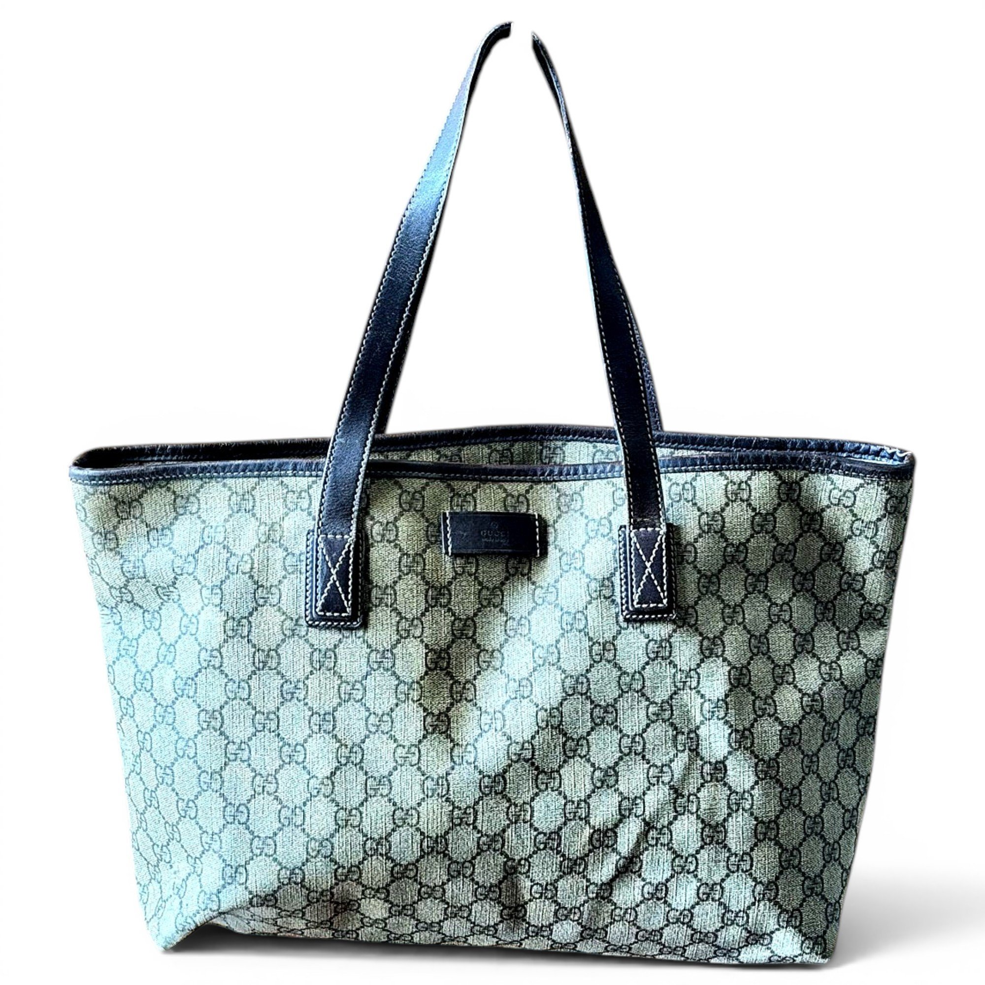 Leather tote