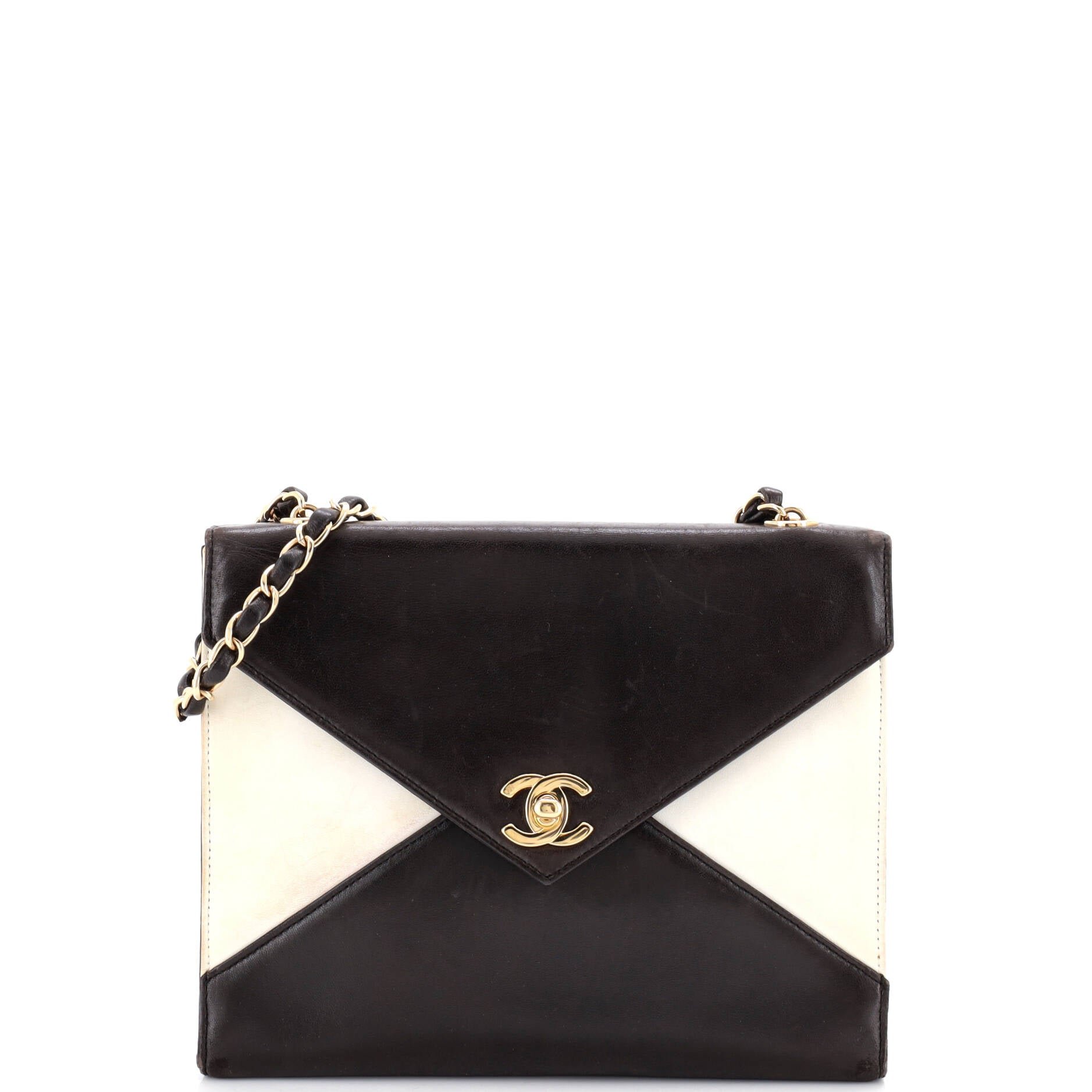 Vintage Envelope Flap Leather Small