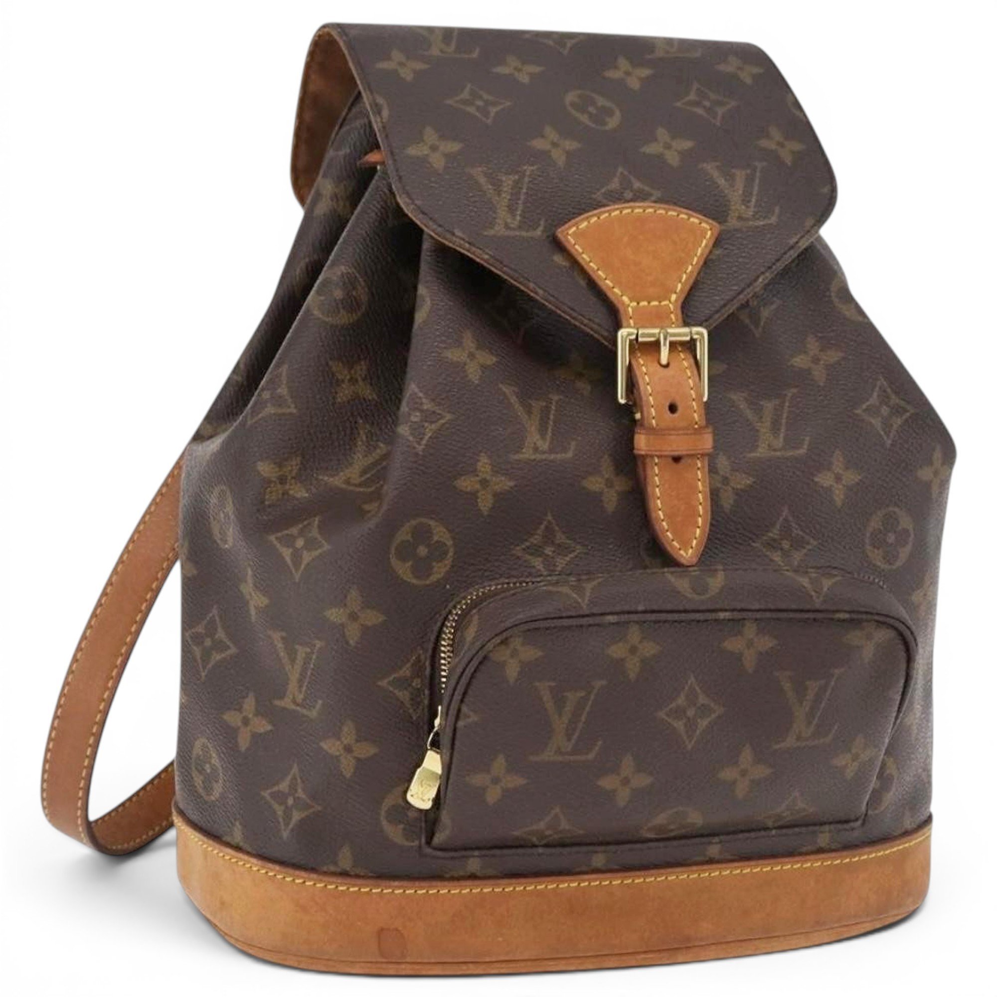 Montsouris leather backpack