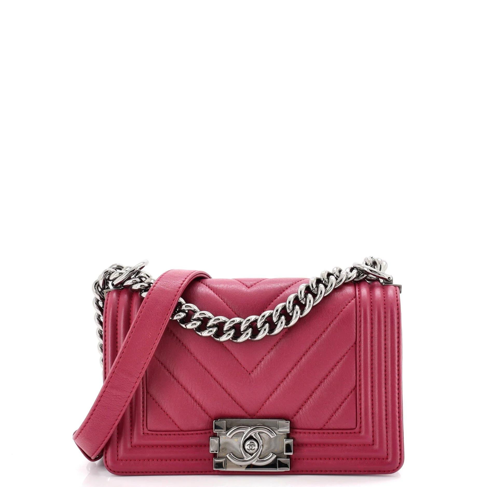 Boy leather crossbody bag
