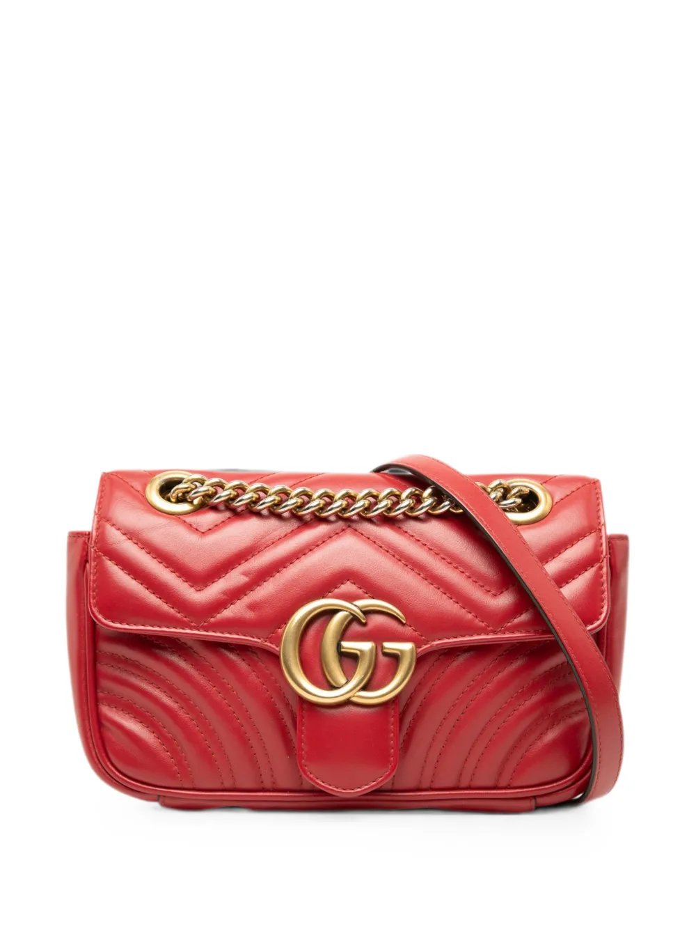 2016-2026 Small GG Marmont Matelasse Calfskin shoulder bag