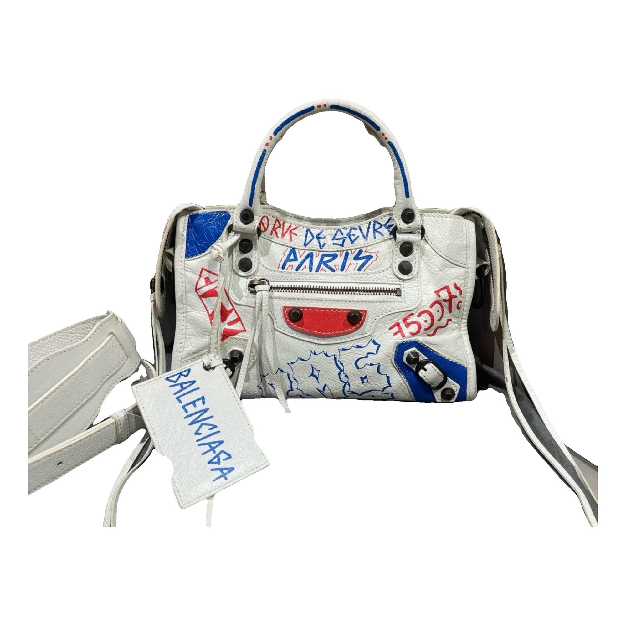 City leather bag