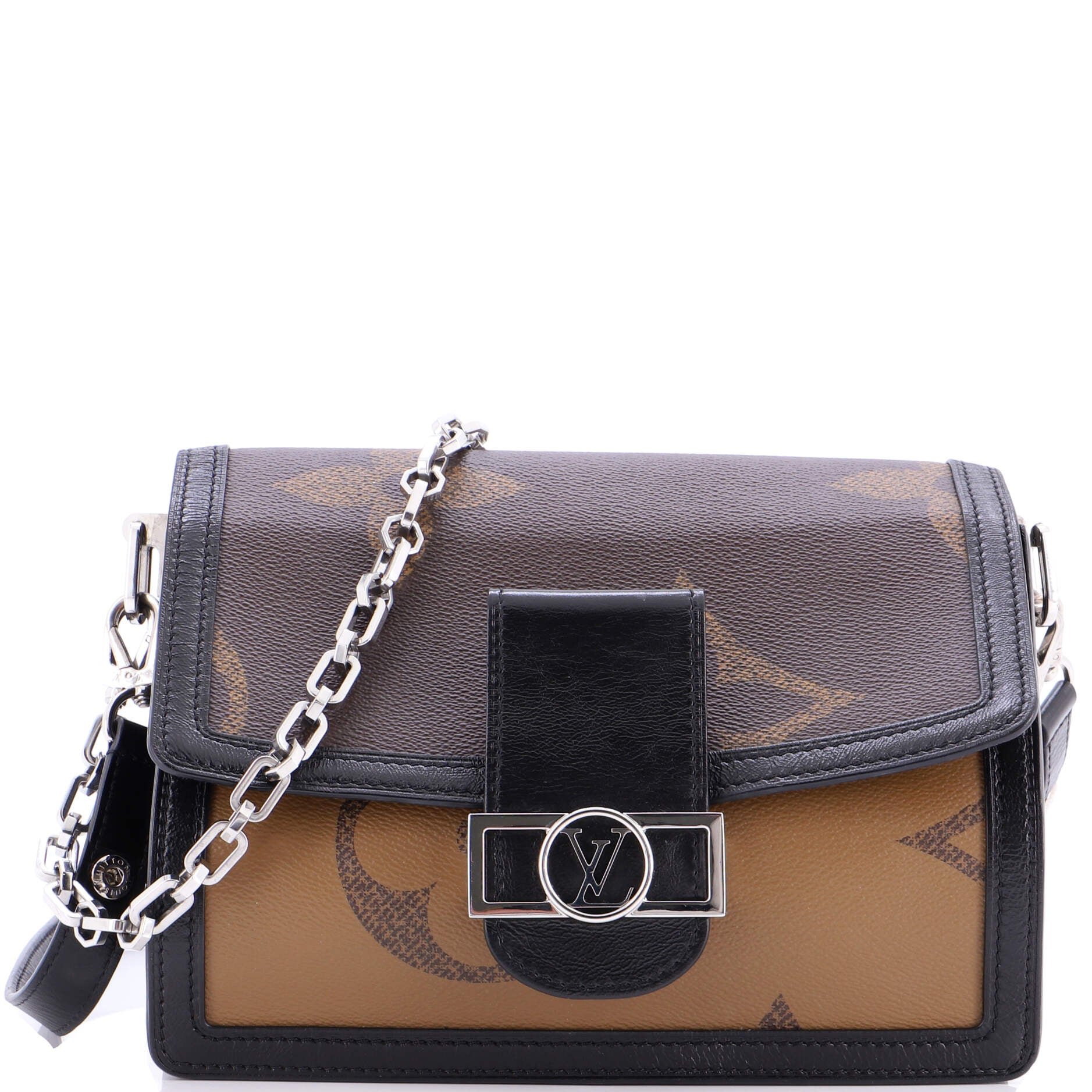 Louis Vuitton Dauphine Shoulder Bag Reverse Monogram Giant MM