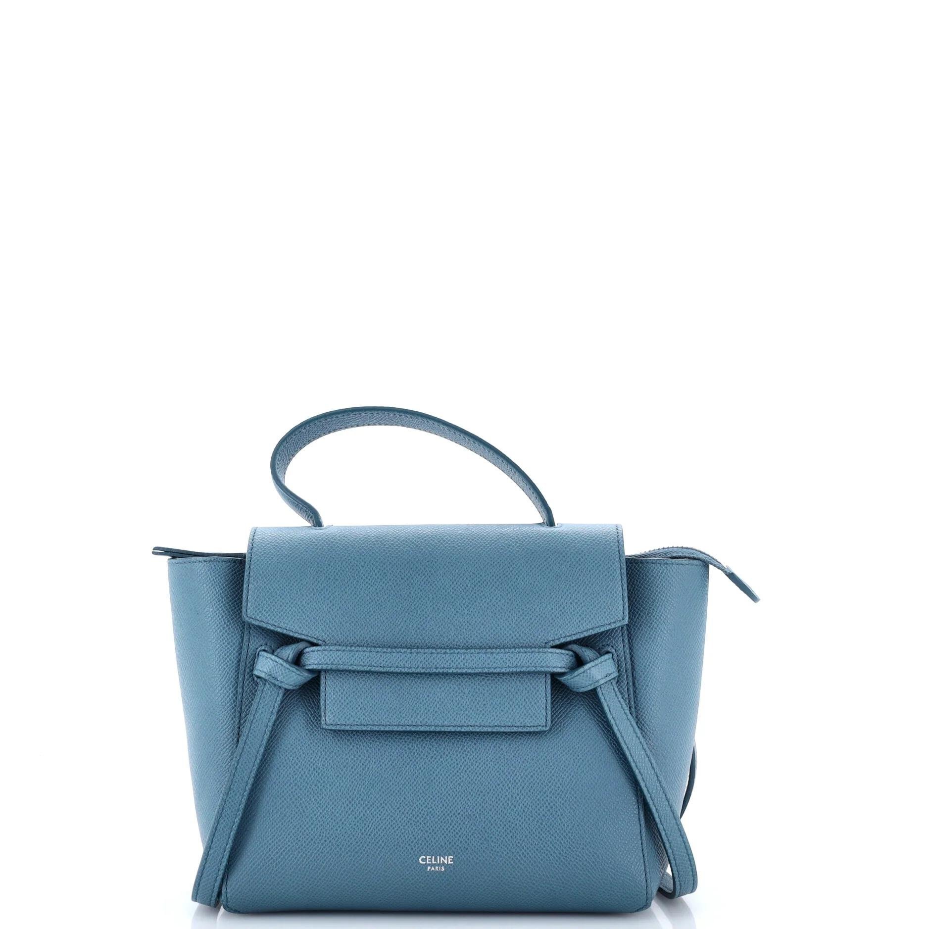 Belt leather handbag