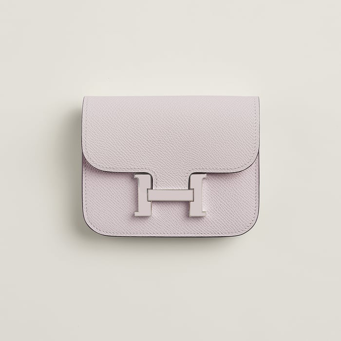 Mauve Pâle Constance Slim Wallet