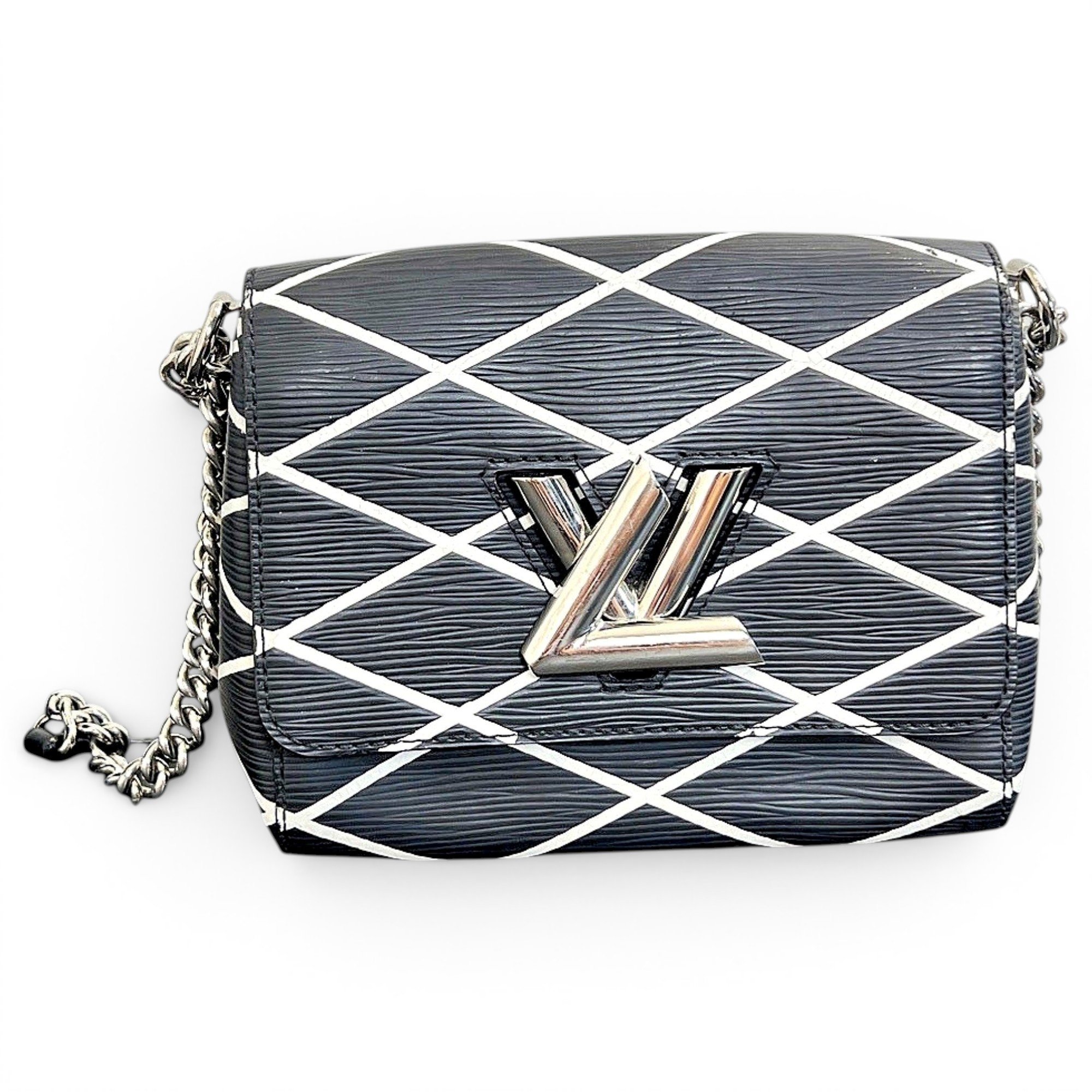 Twist leather crossbody bag