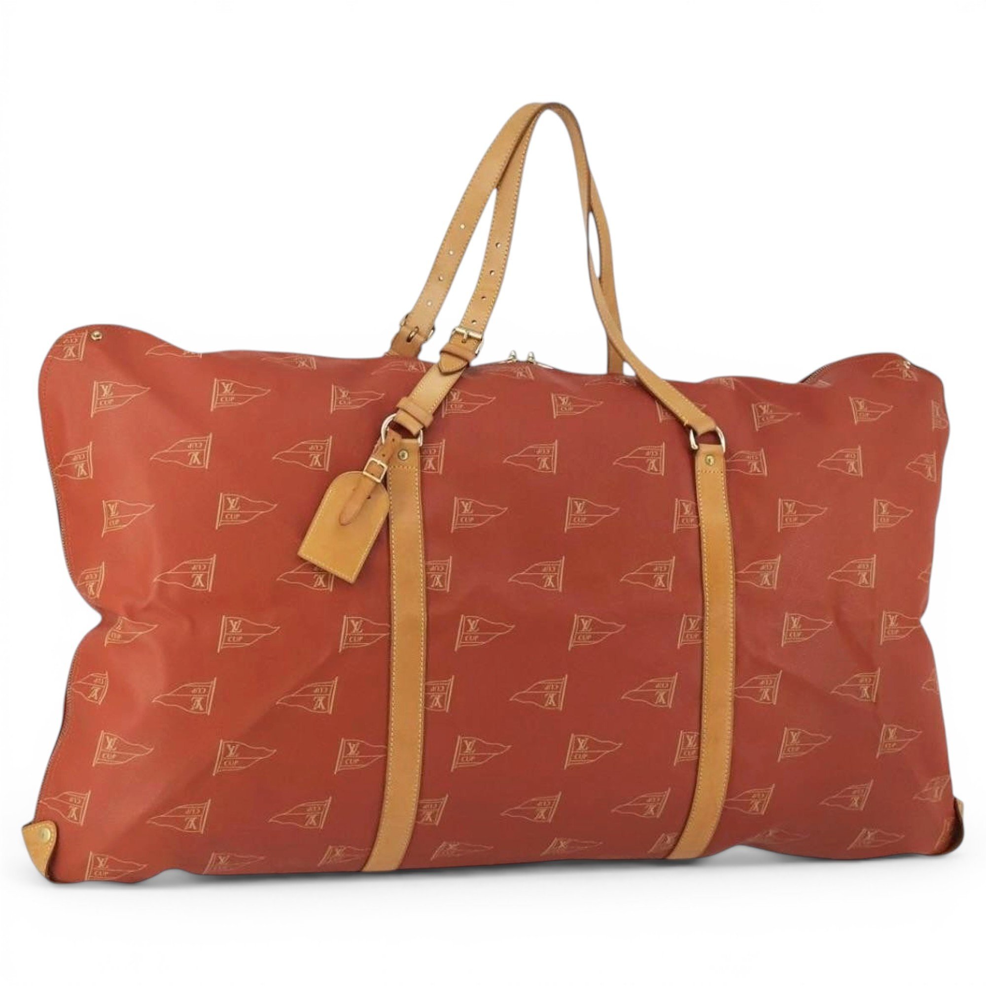 Leather bowling bag