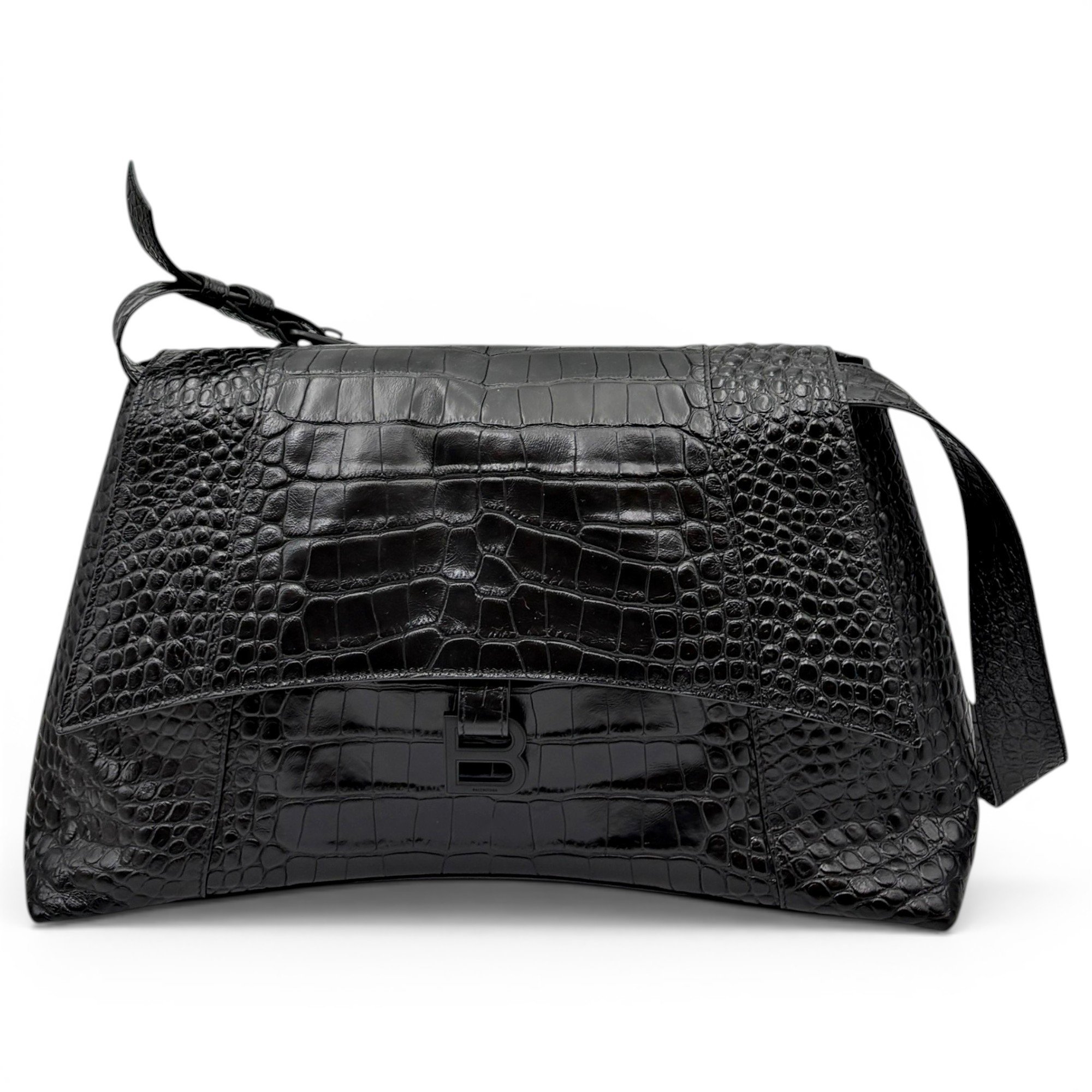 Downtown crocodile crossbody bag