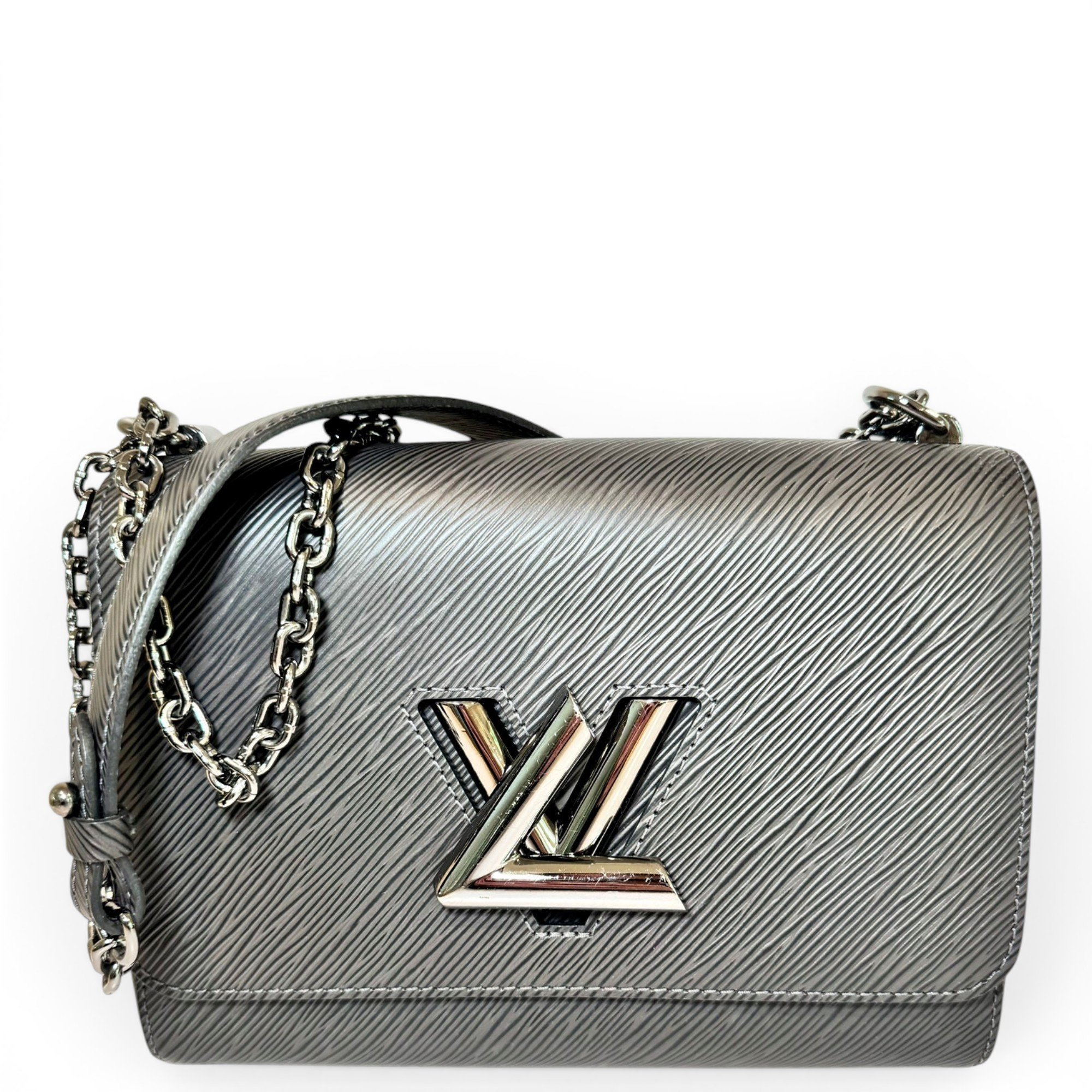 Twist Chain leather handbag