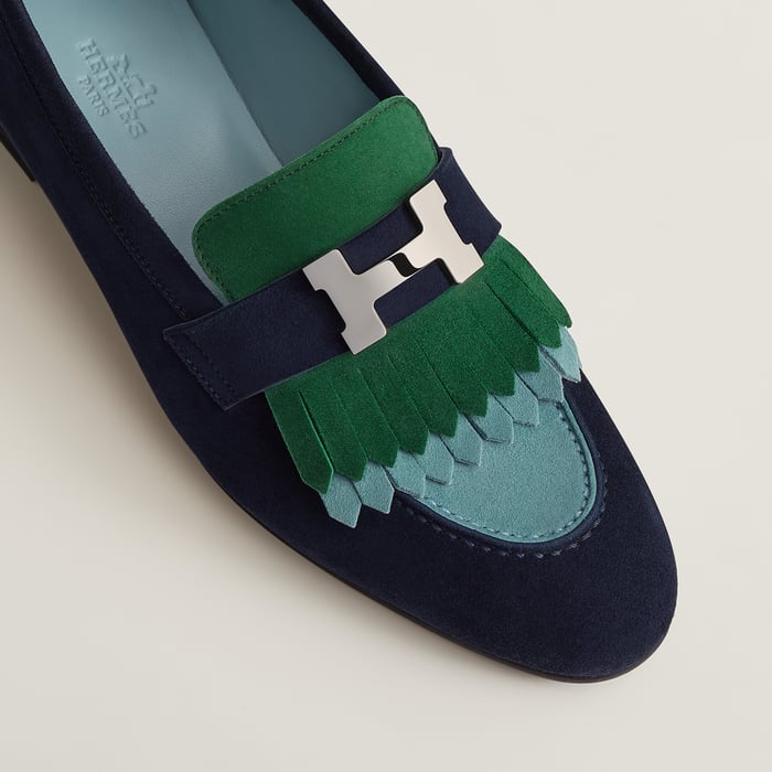Multicolore Marine Mocassim Royal