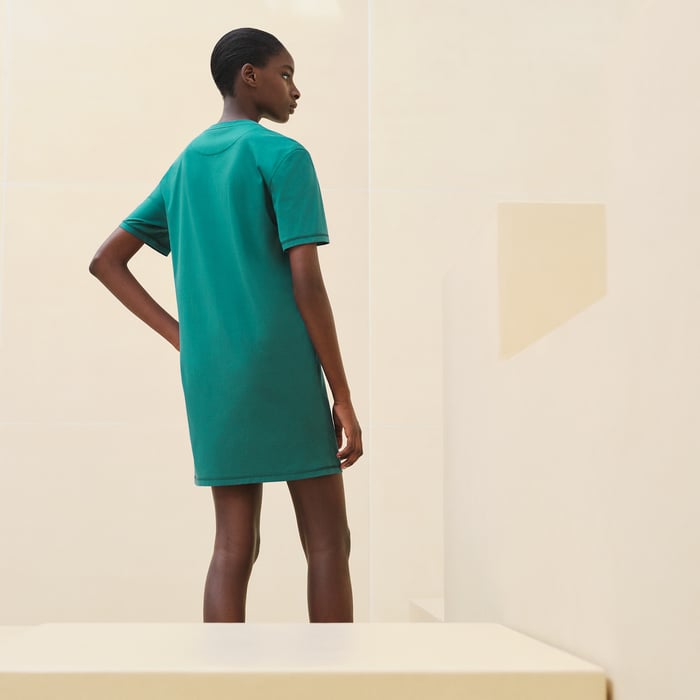 Vert Acanthe "Mors a Jouets" T-shirt Dress