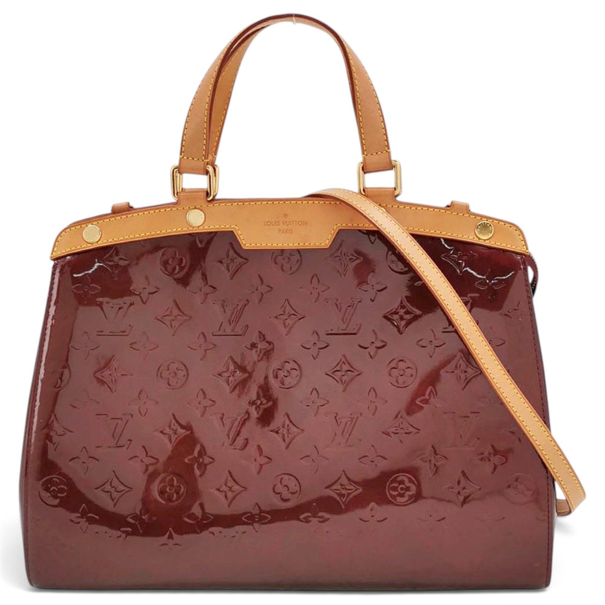 Bréa leather handbag