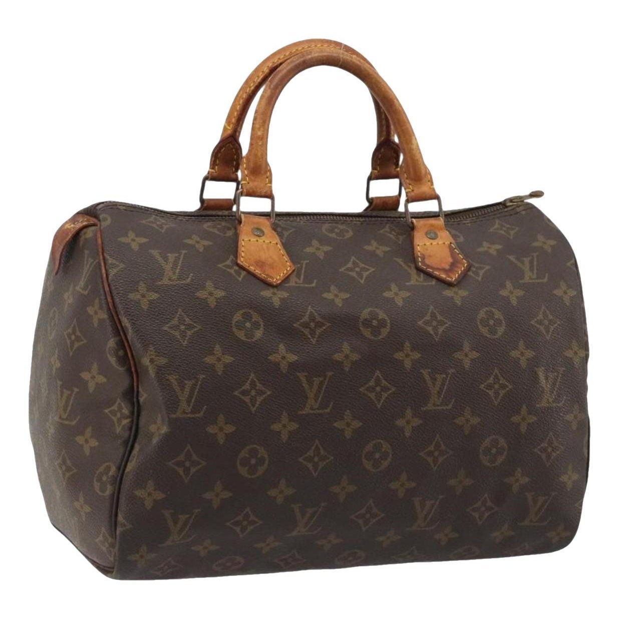 Speedy leather handbag