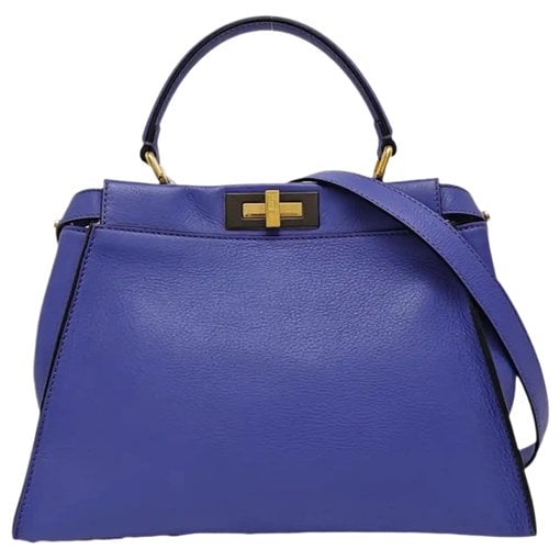 Peekaboo leather handbag