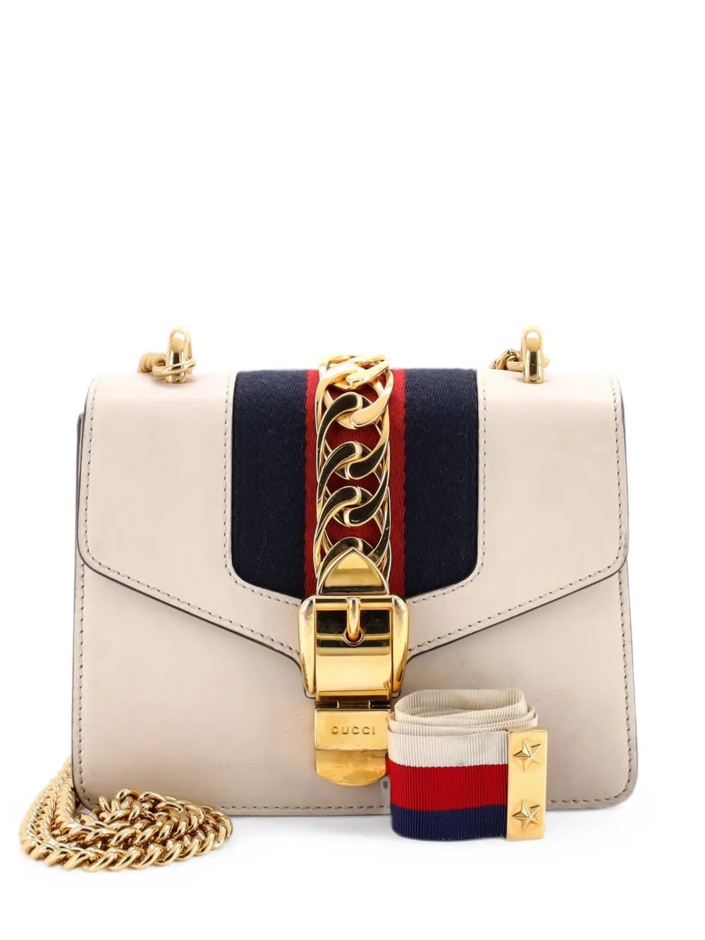 Sylvie Chain Shoulder Bag Leather Mini crossbody bag