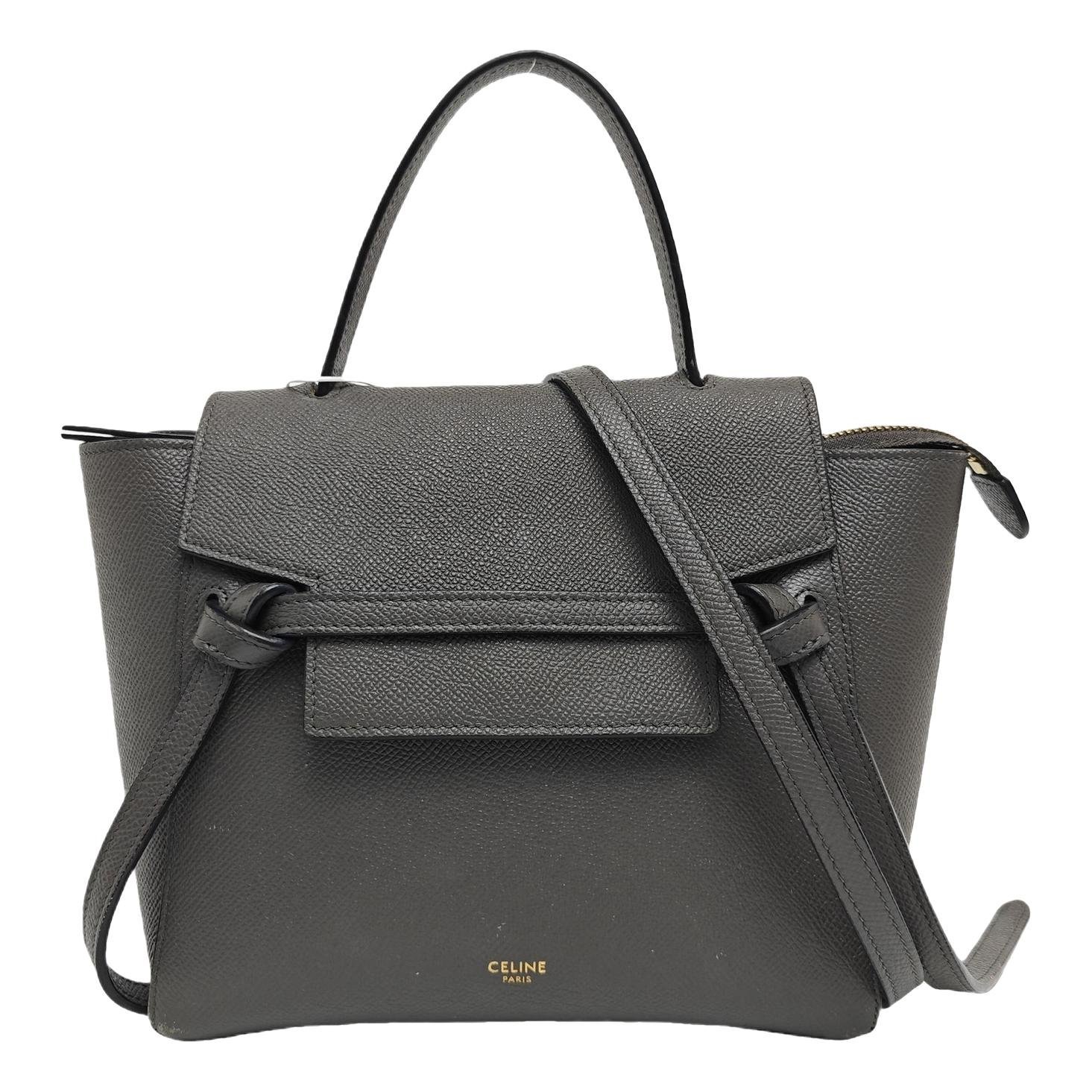 Belt leather handbag