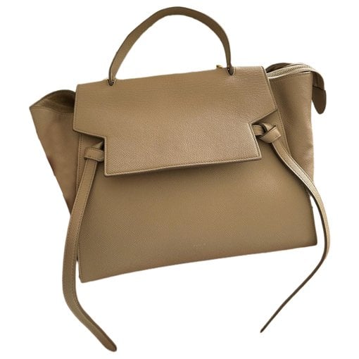 Belt leather handbag
