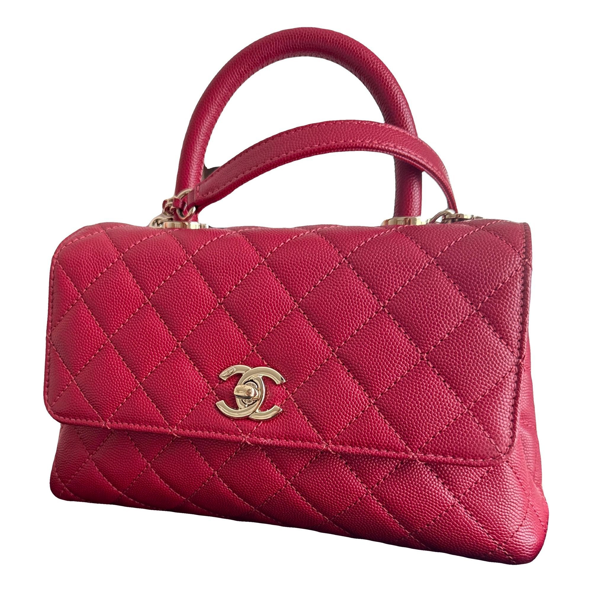 Coco Handle leather handbag