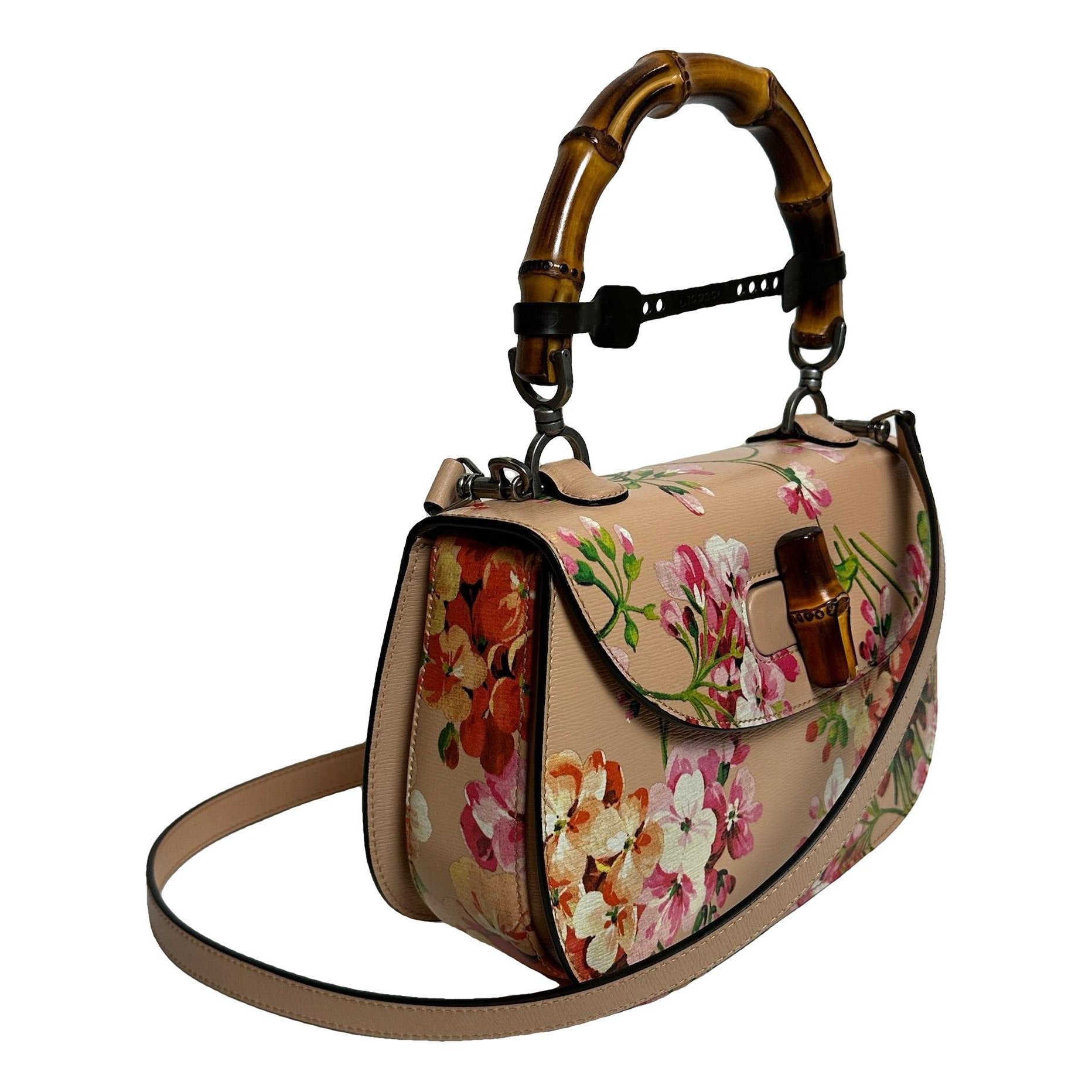 Bamboo leather handbag