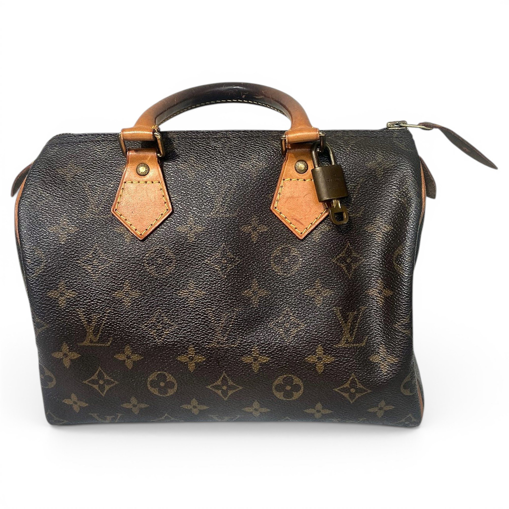Speedy leather handbag