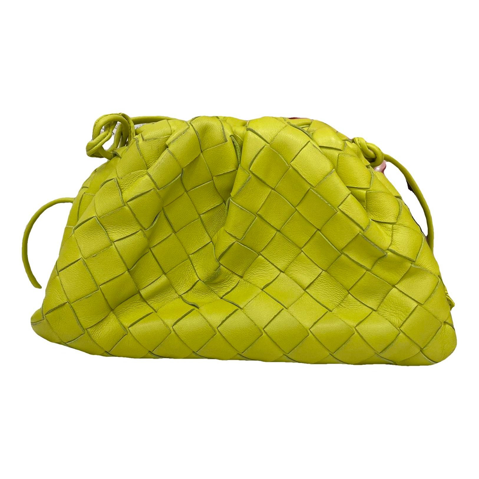 Pouch leather handbag