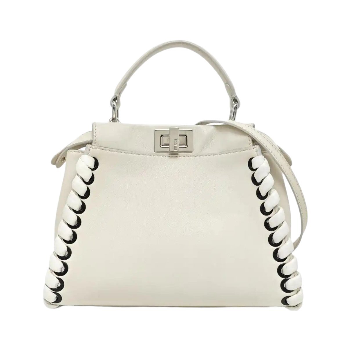 Peekaboo leather handbag