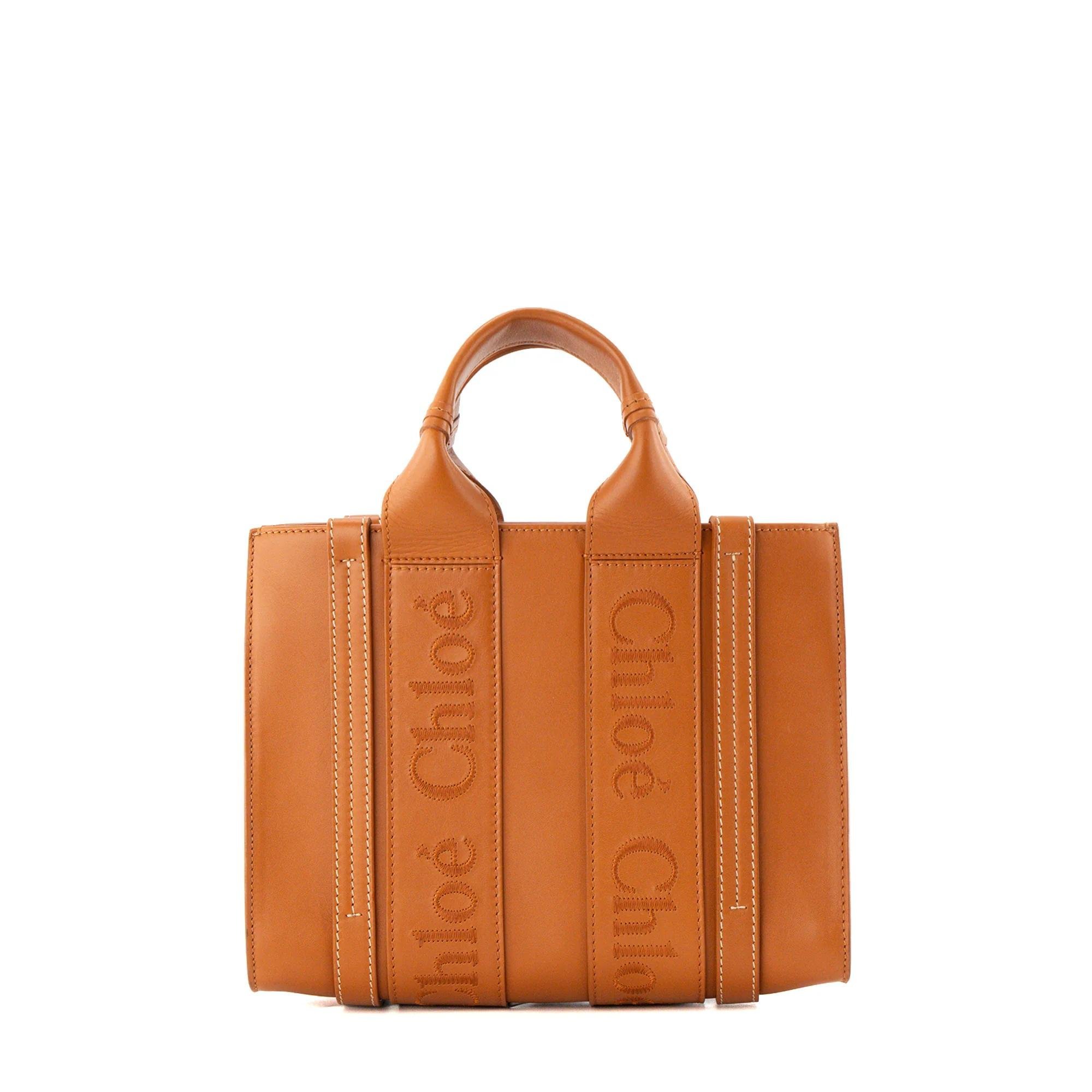 Woody leather bag