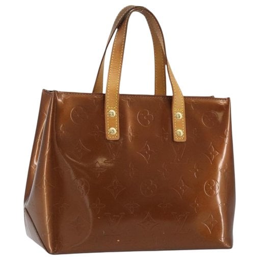 Reade patent leather handbag