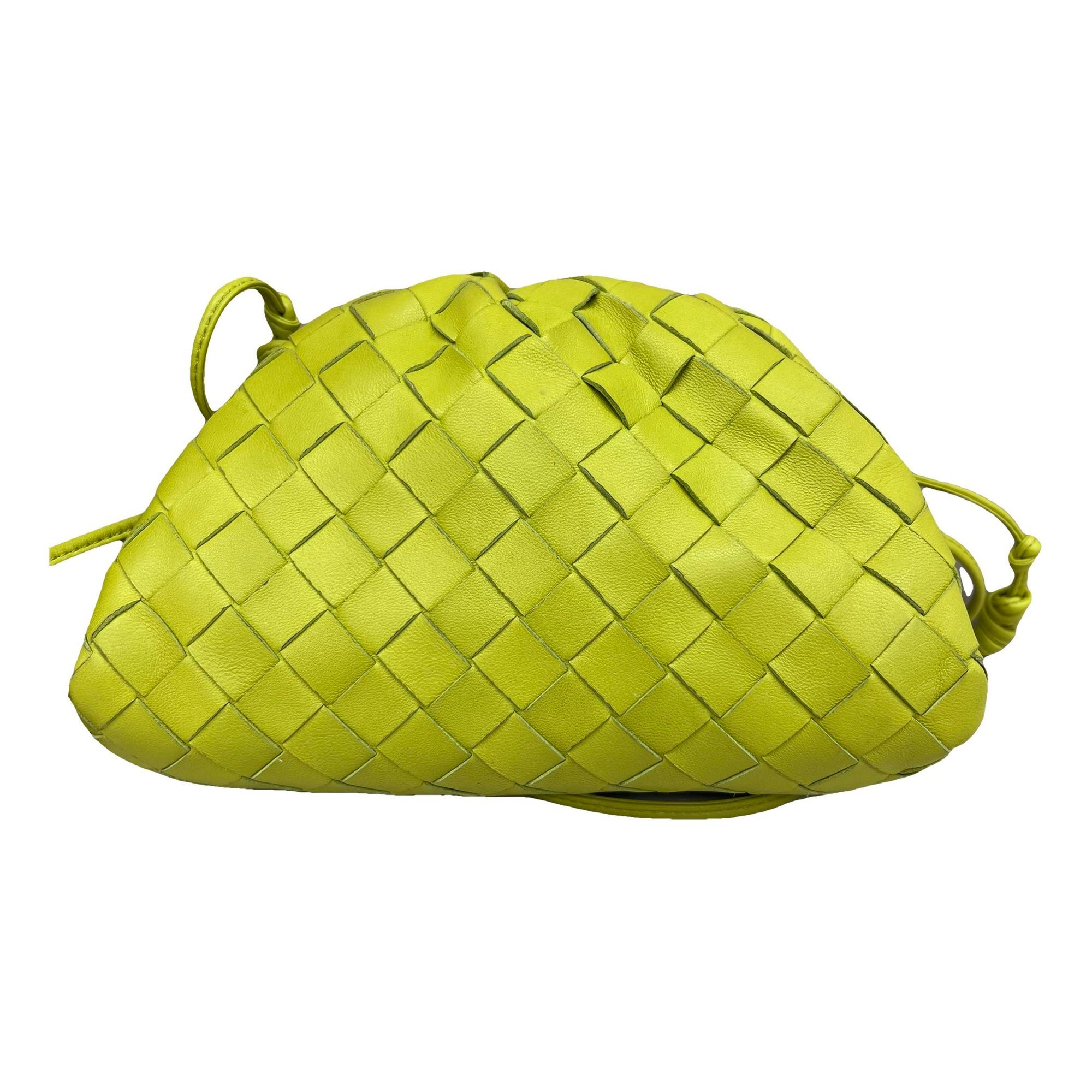 Pouch leather handbag