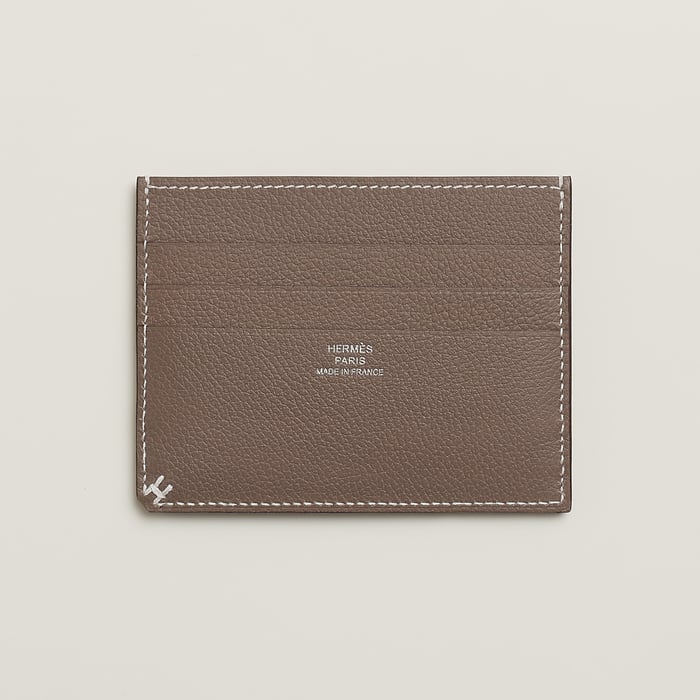 Étoupe H Sellier Card Holder
