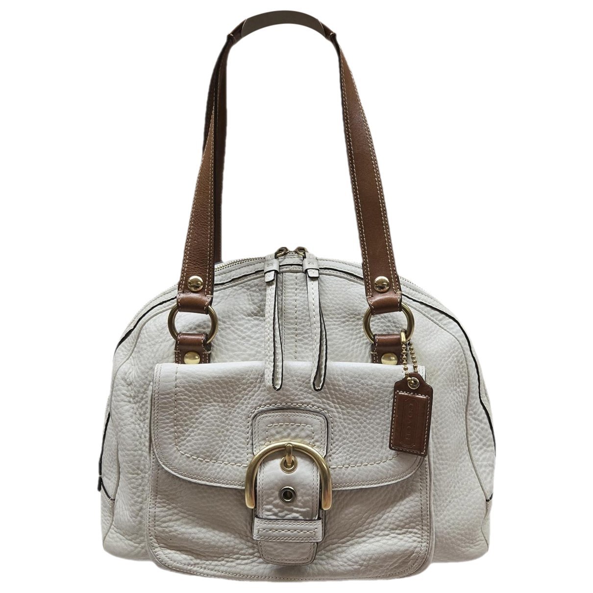 Signature Sufflette leather satchel