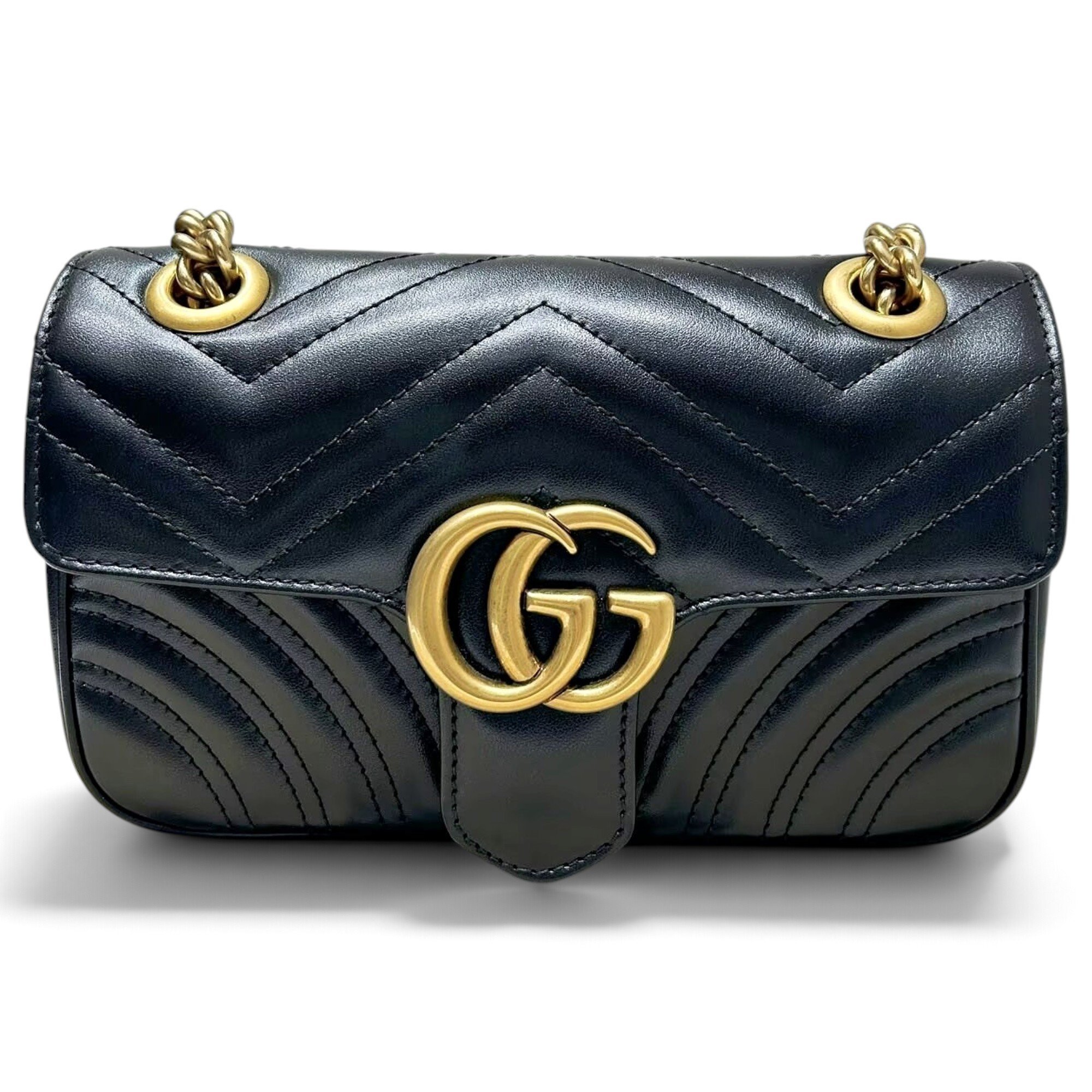 GG Marmont Flap leather handbag