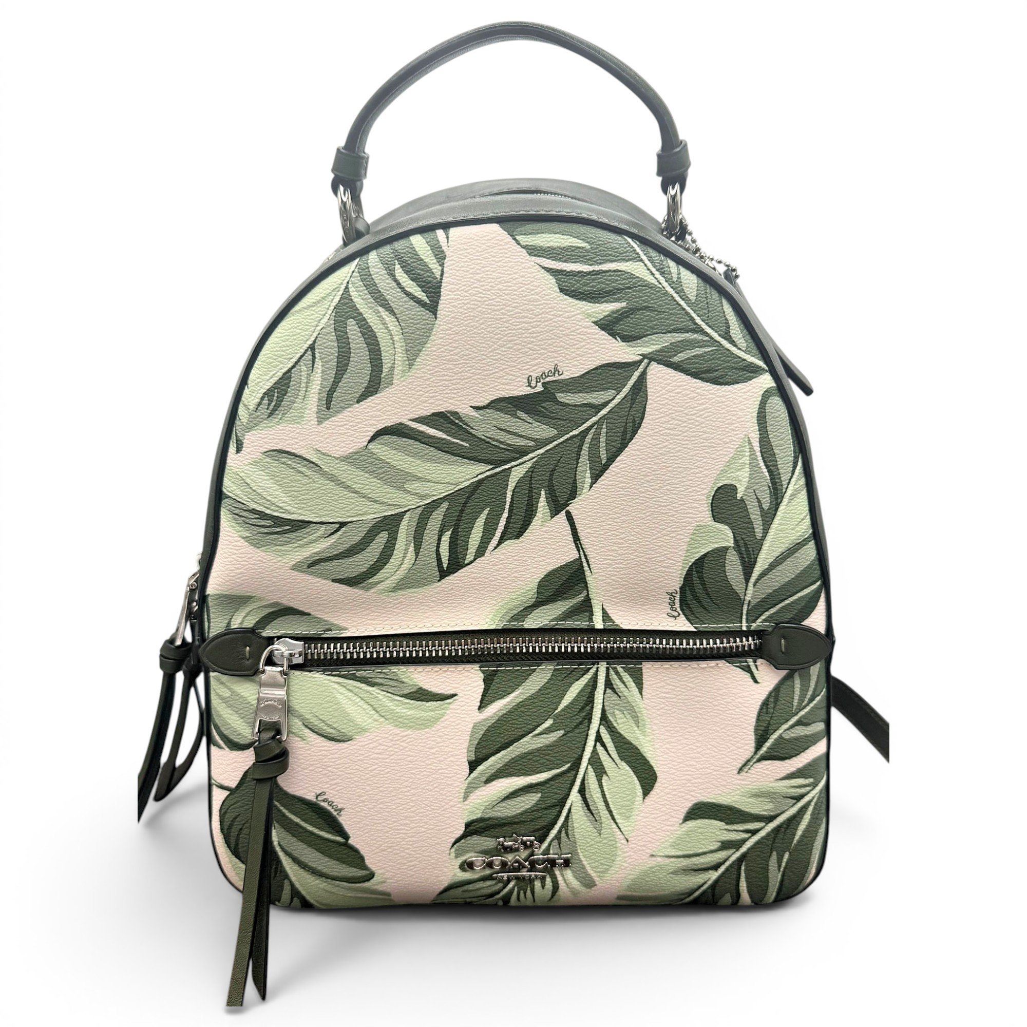 Leather backpack