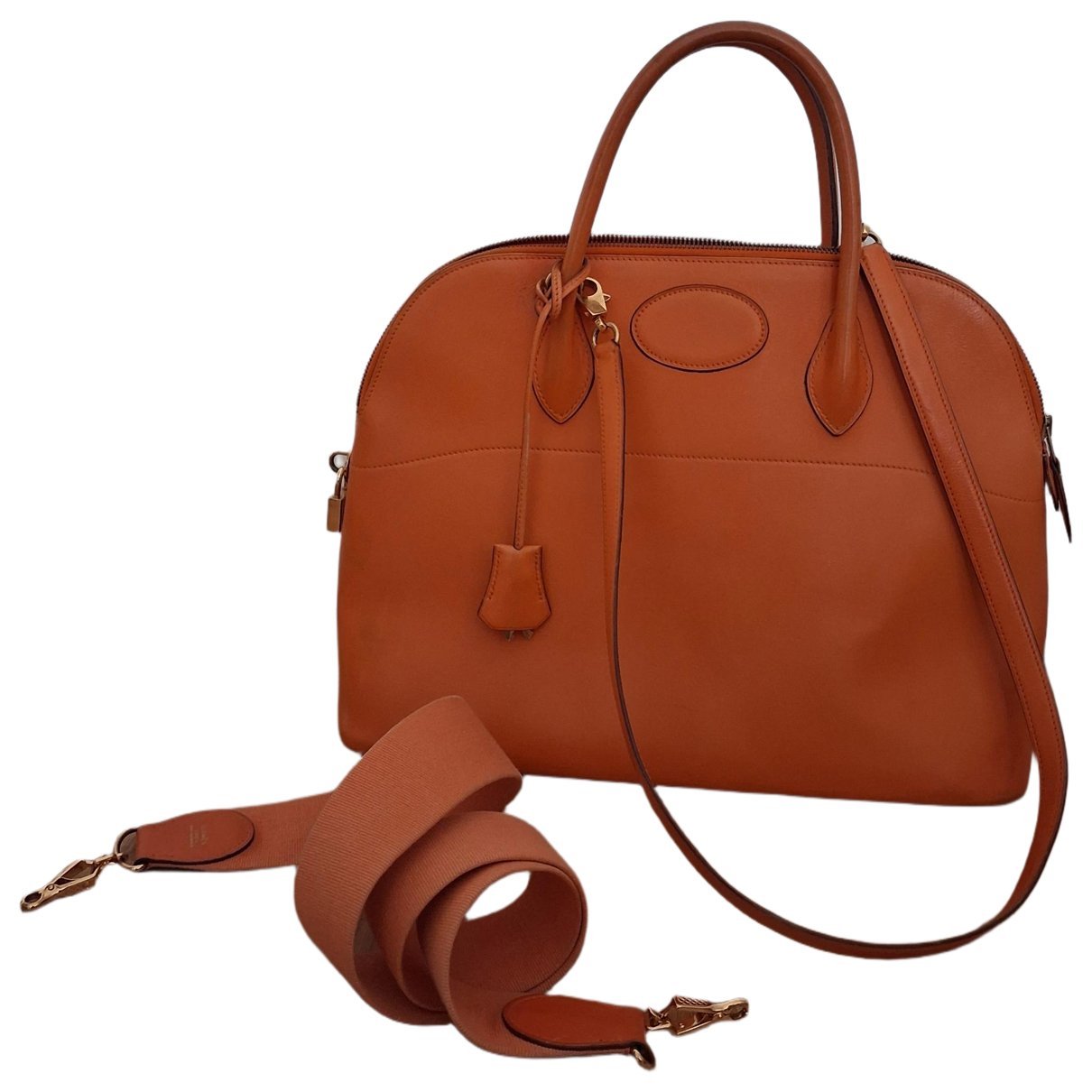 Hermes Bolide Handbag Orange